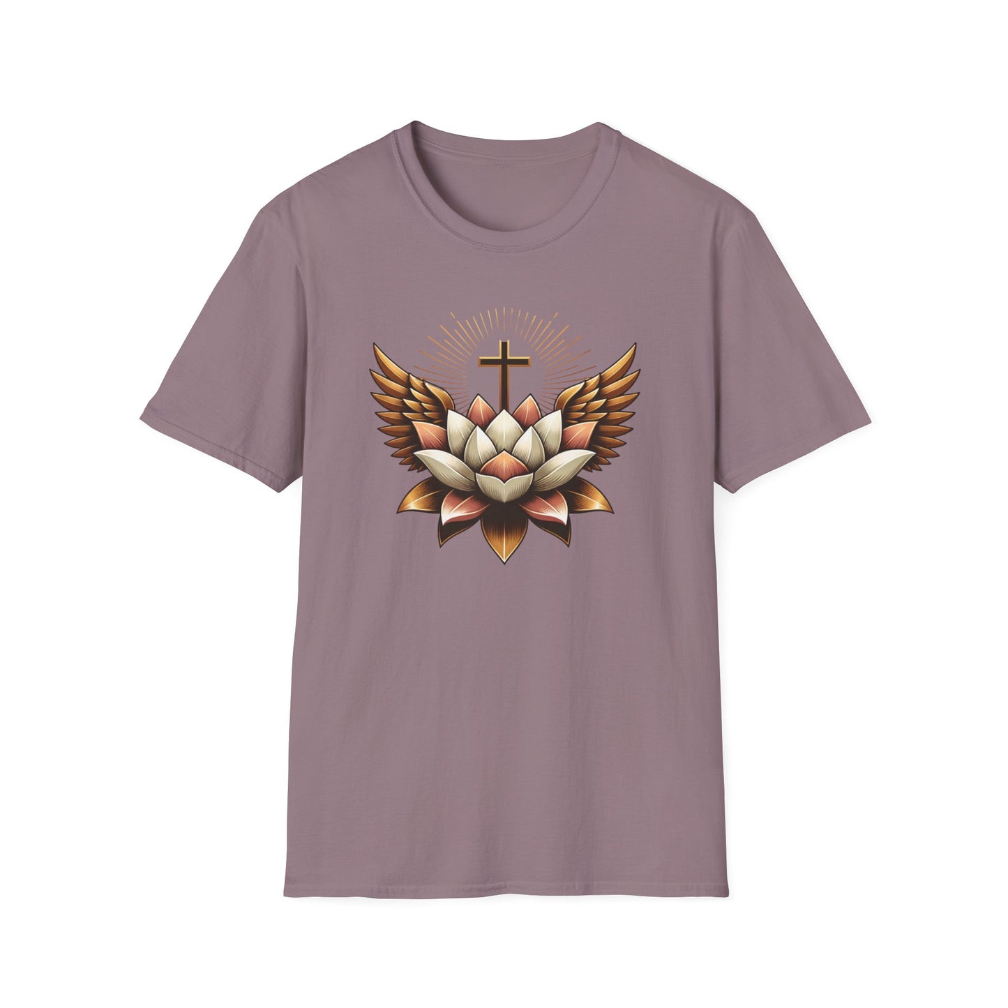 Faith-Inspired Lotus Design Women's T-Shirt