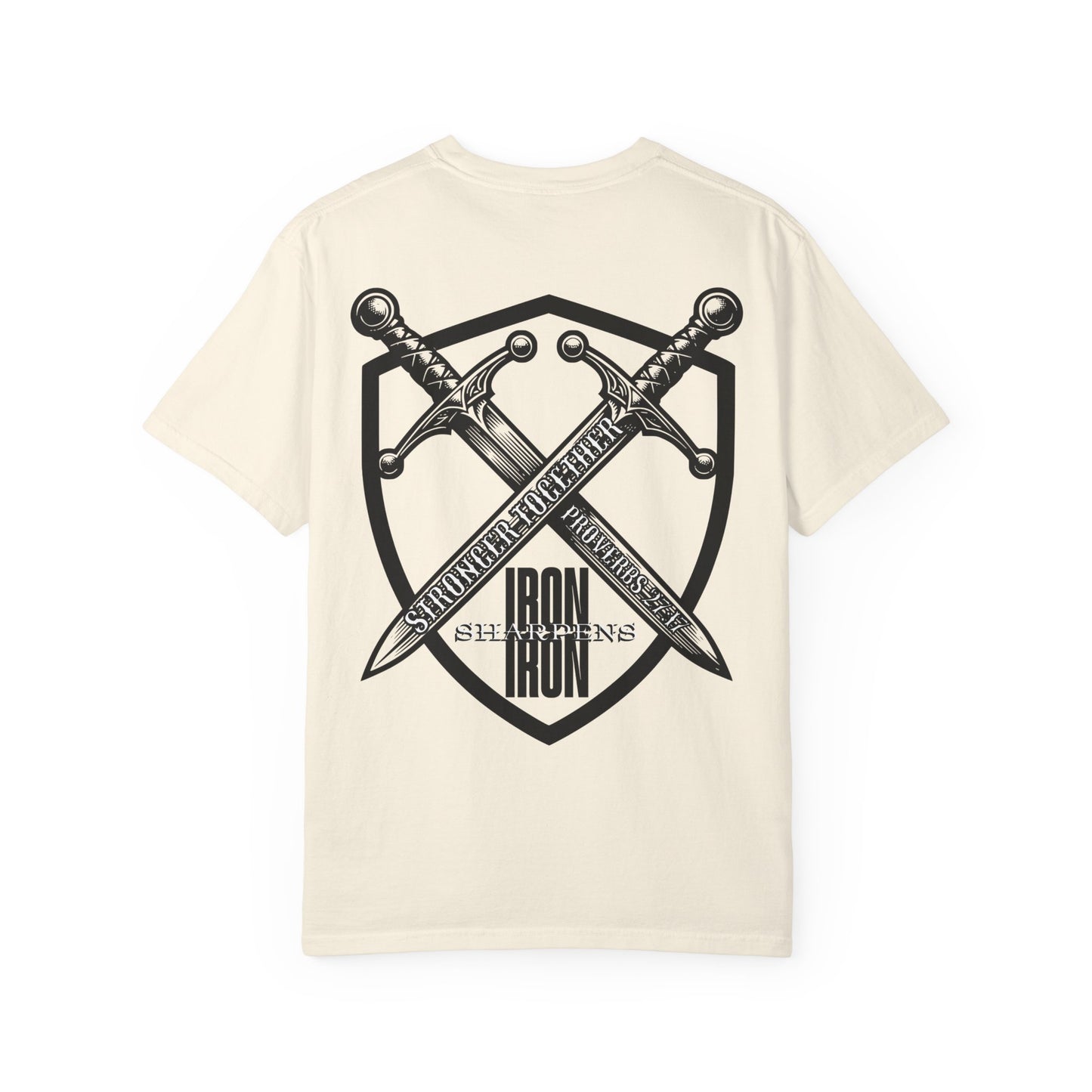 Iron Sharpens Iron Proverbs 27:17 T-Shirt