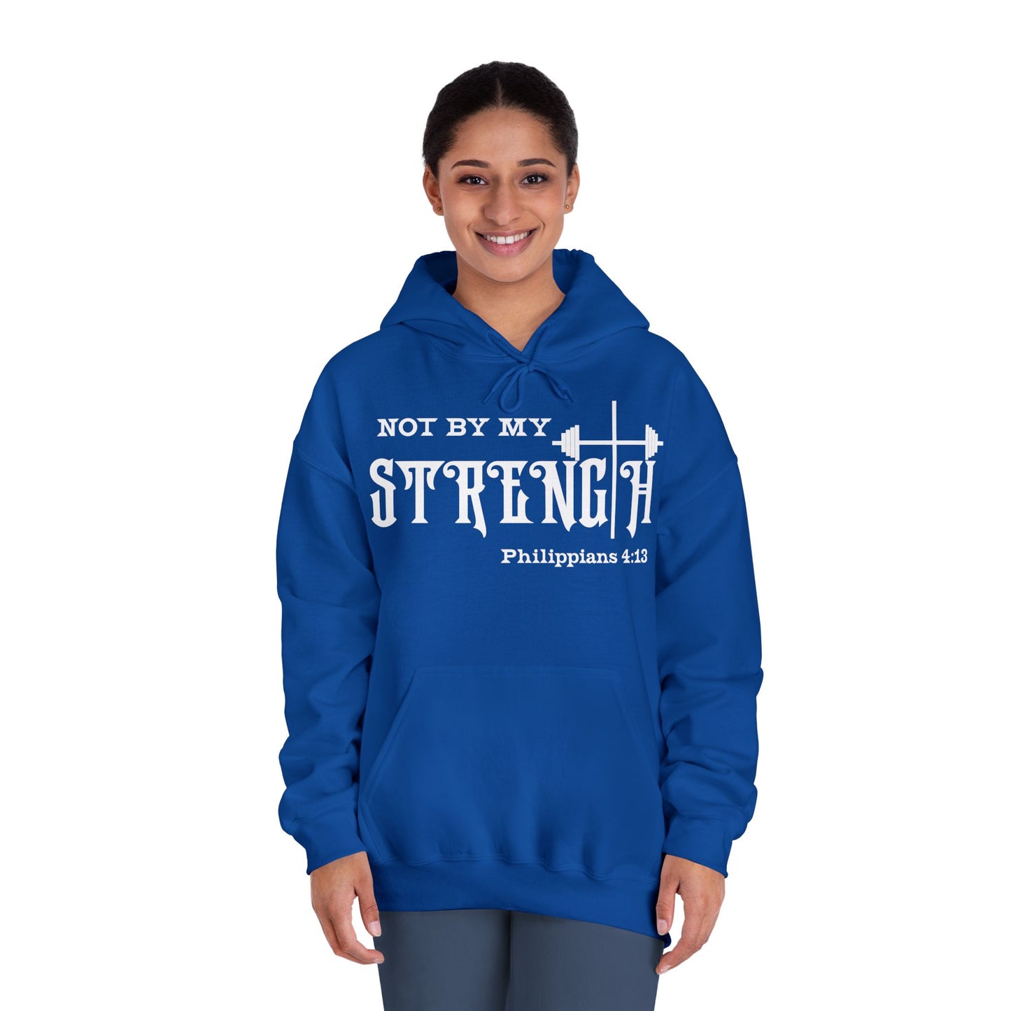 Not By My Strength - Philippians 4:13 Hoodie