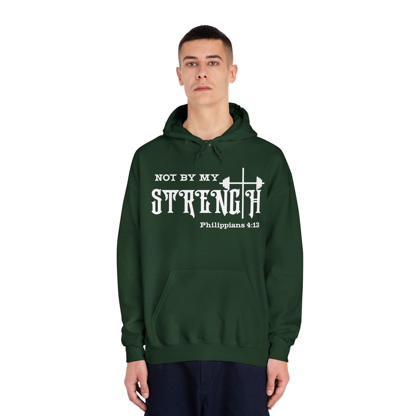 Not By My Strength - Philippians 4:13 Hoodie