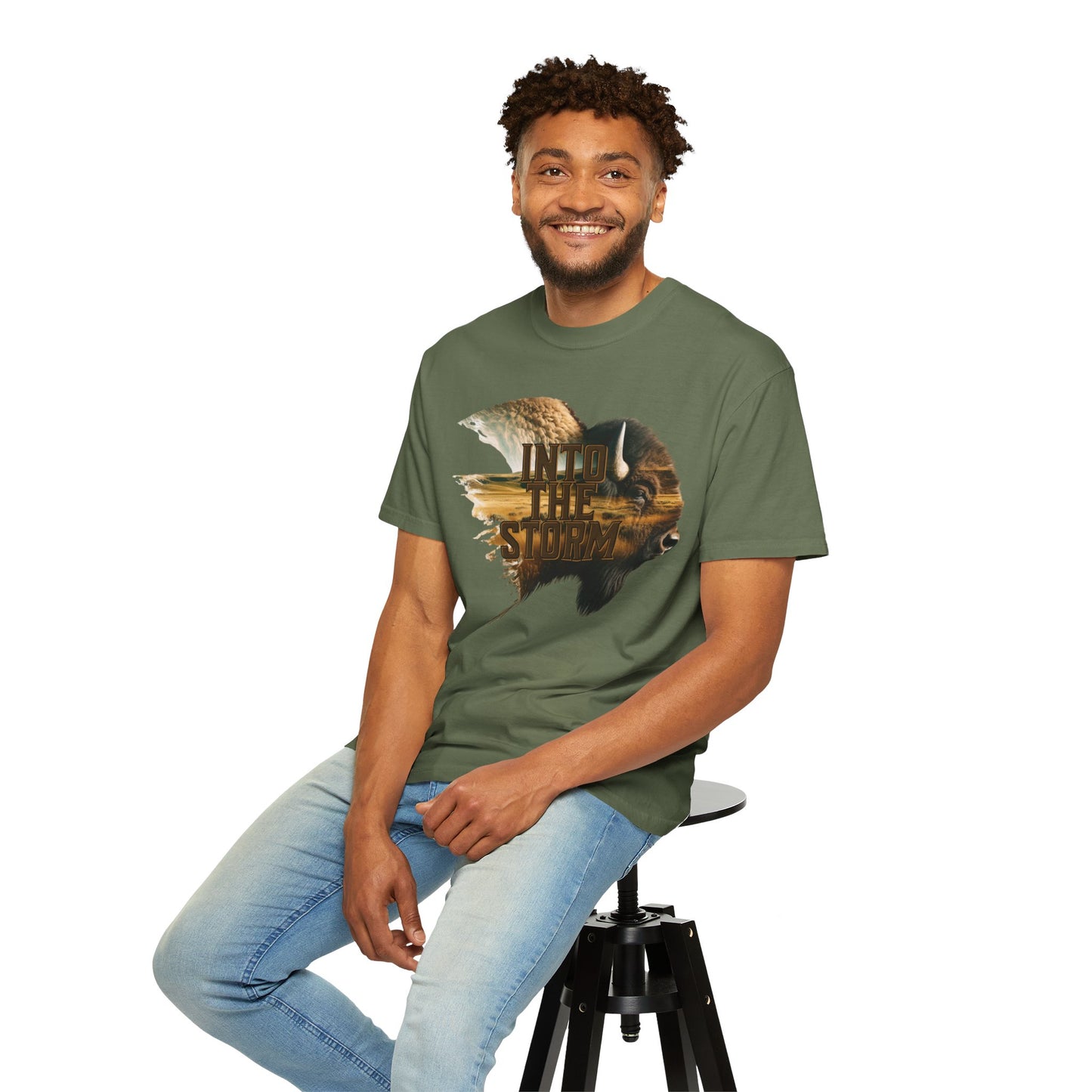 Into the Storm Unisex Garment-Dyed T-shirt