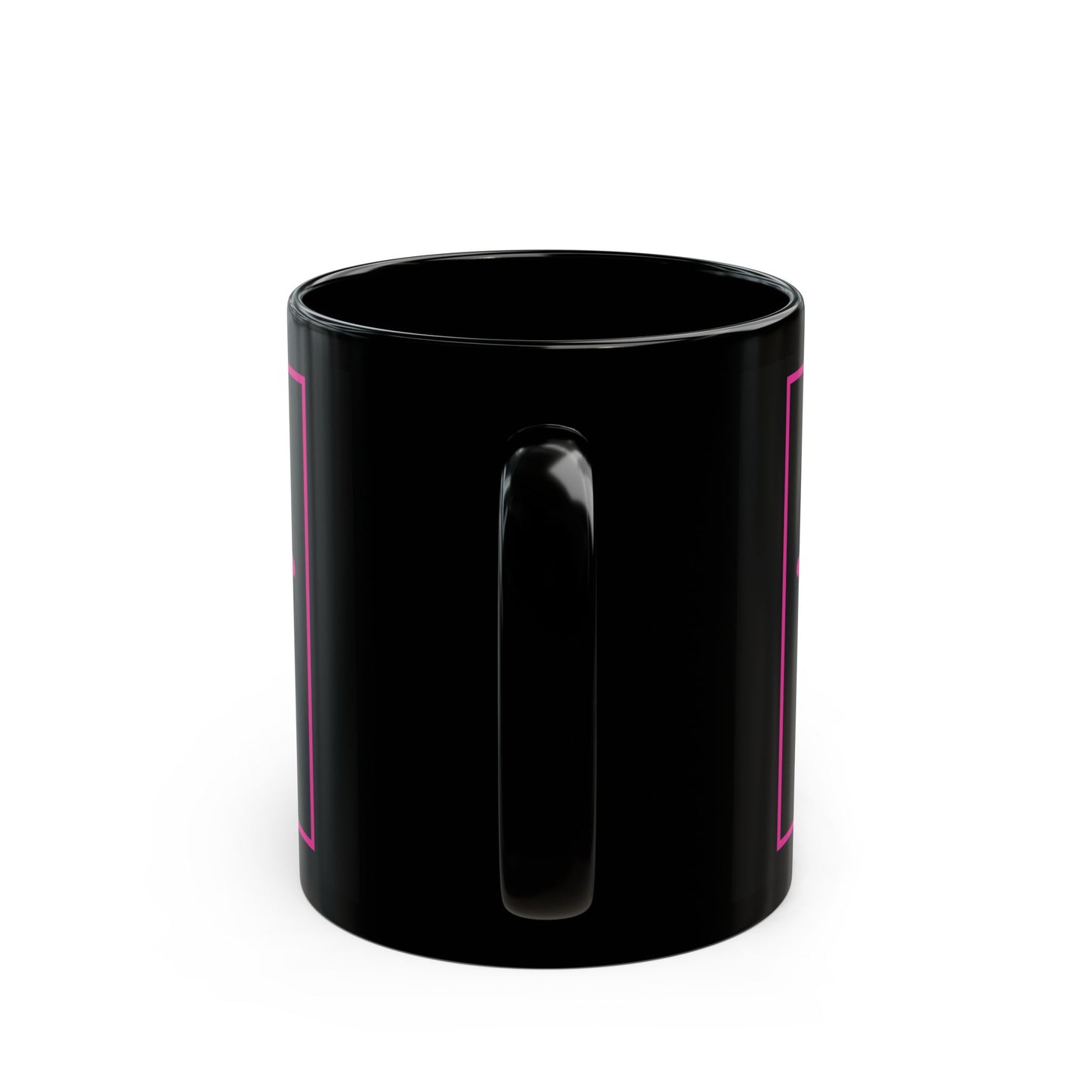 Bible & Barbell Black and Pink Mug