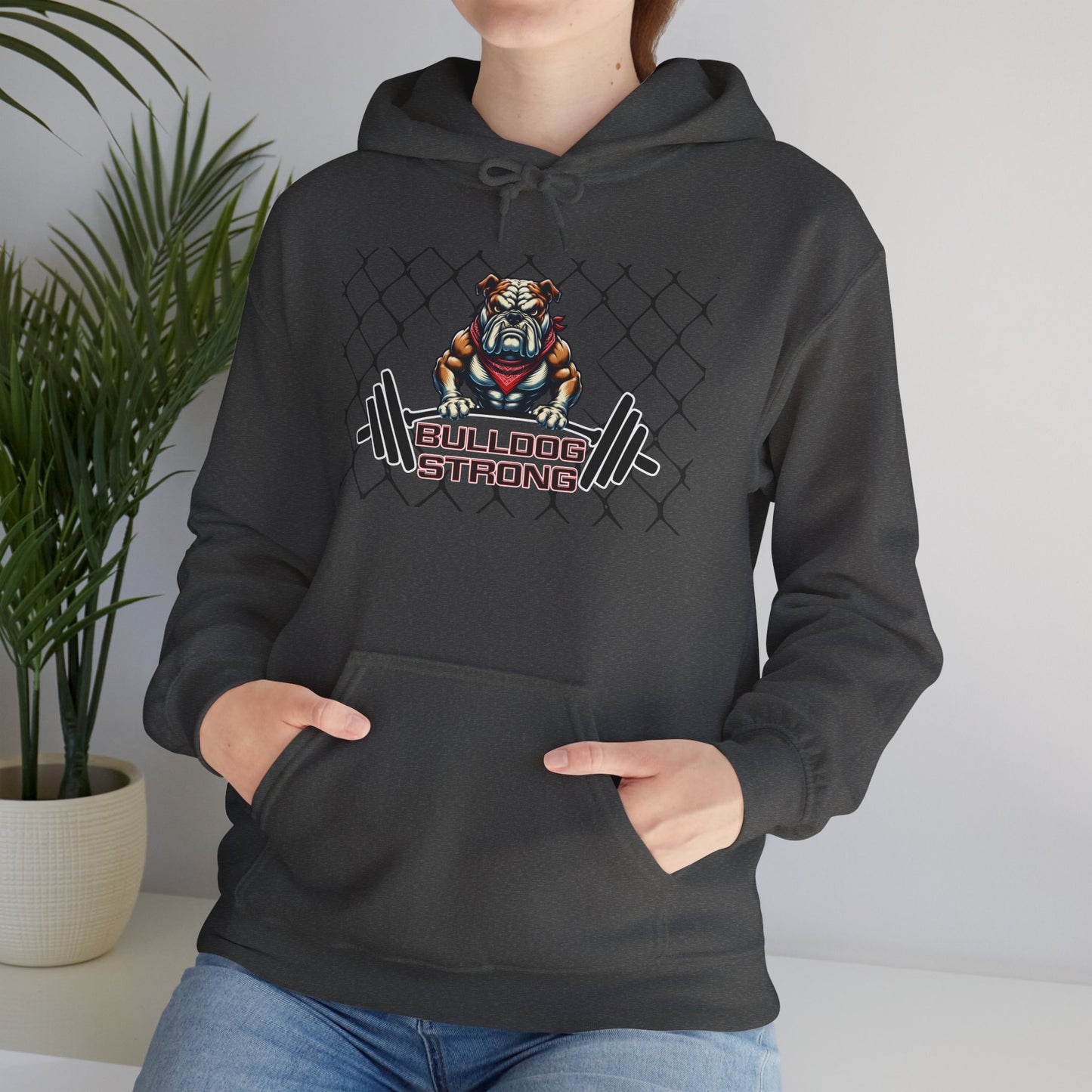 Bulldog Strong Adult Hoodie