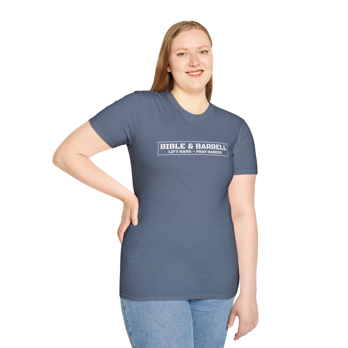 Bible & Barbell Logo Unisex Softstyle T-Shirt