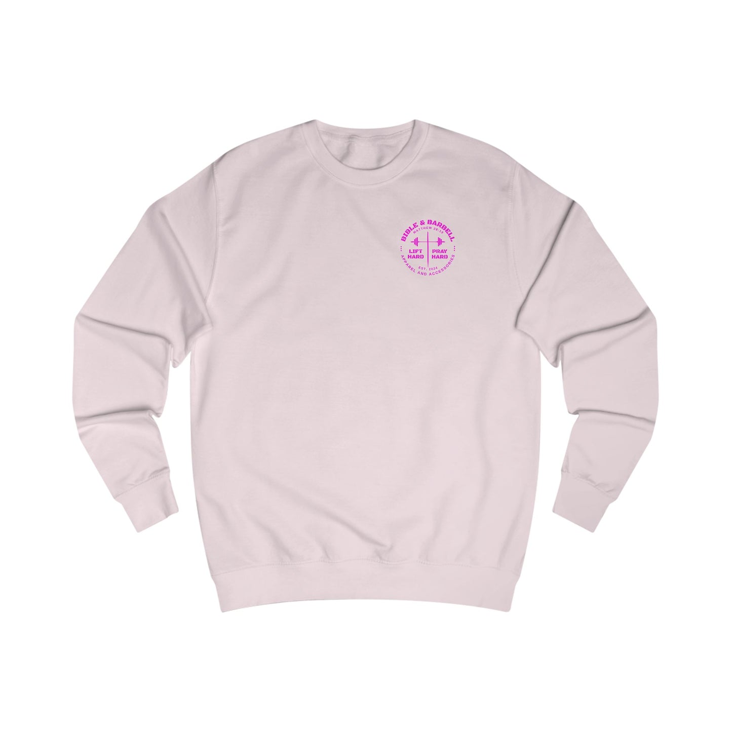 Bible & Barbell Crewneck Sweatshirt - Faith & Fitness Sweatshirt, Unisex Gym Apparel, Christian Workout Gear, Motivational Fitness Clothing, Spiritual