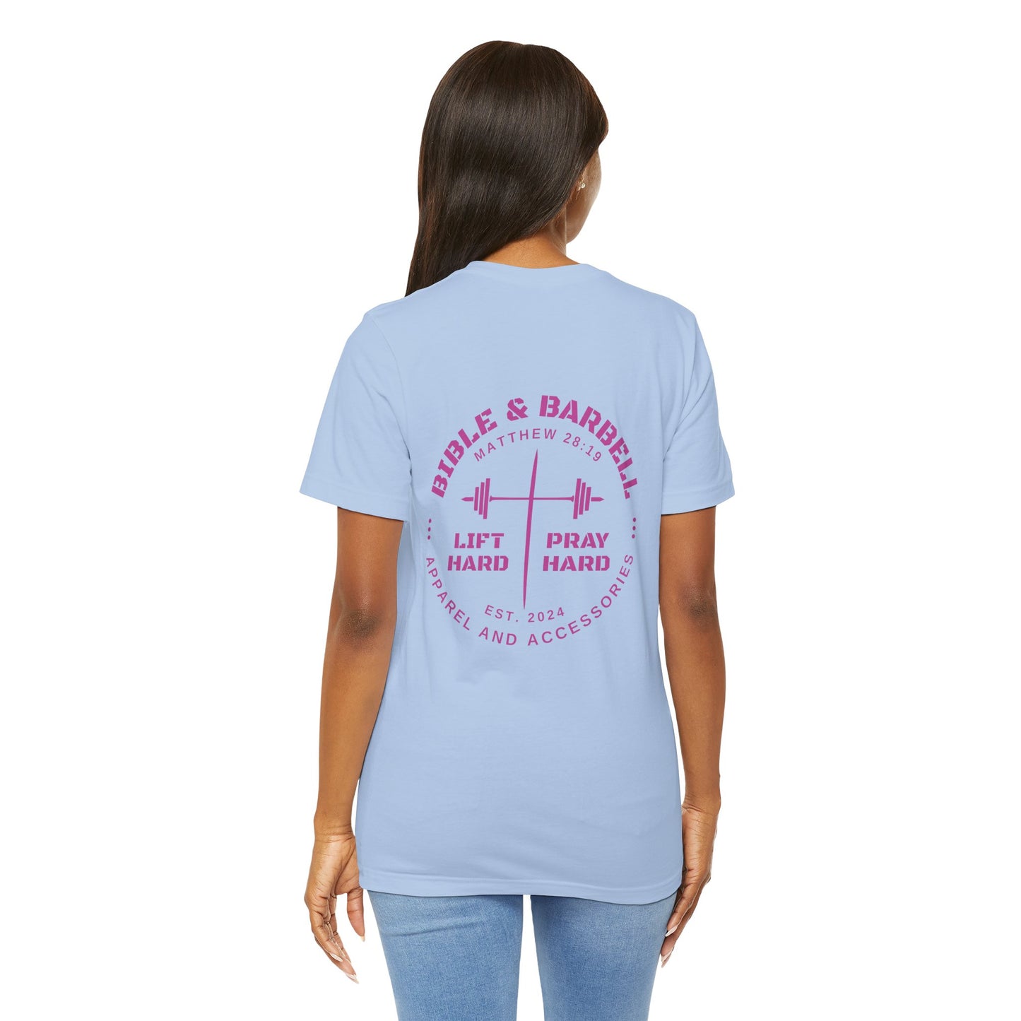 Women's Pink Circle Logo T-Shirt
