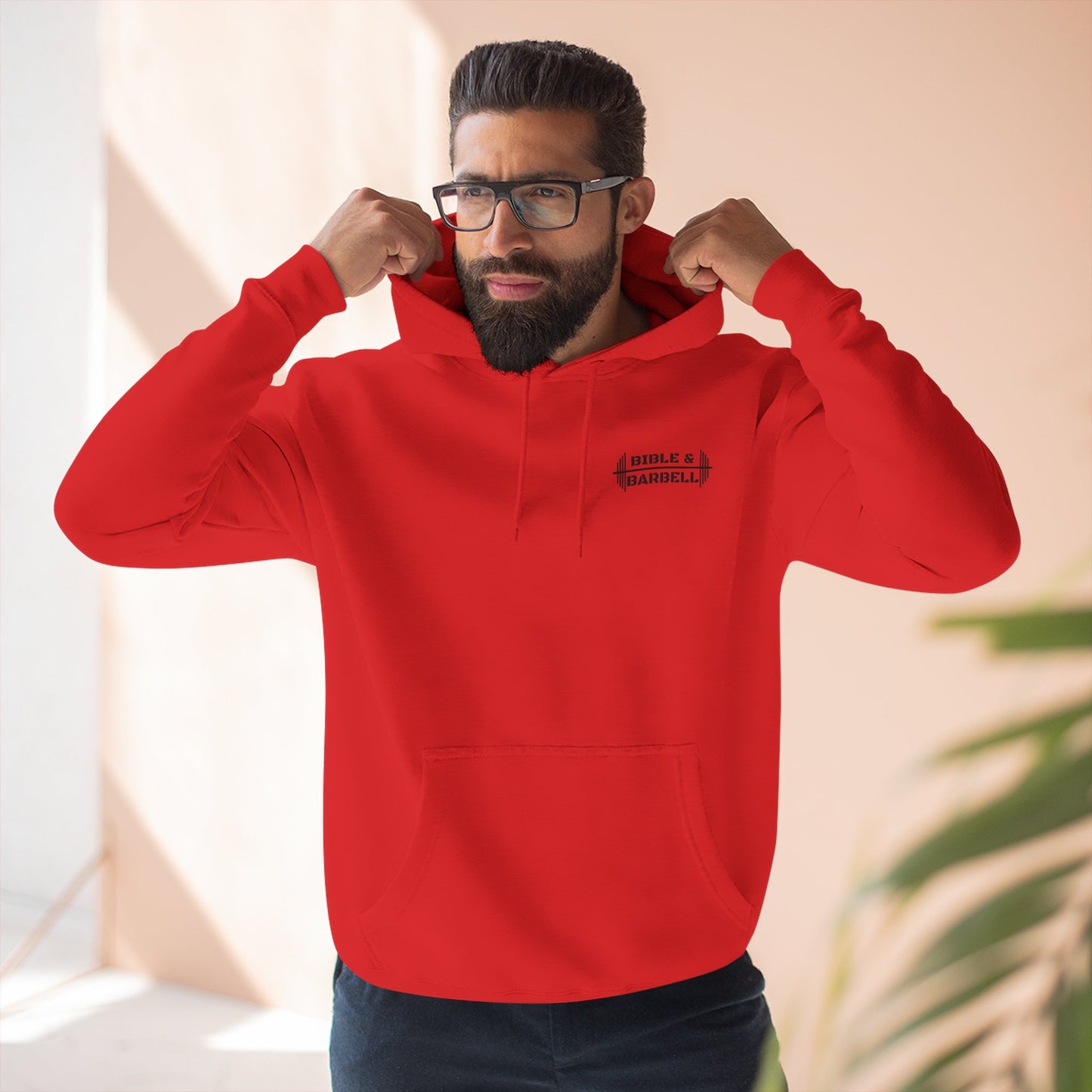 Luke 1:47 Savior Three-Panel Fleece Hoodie