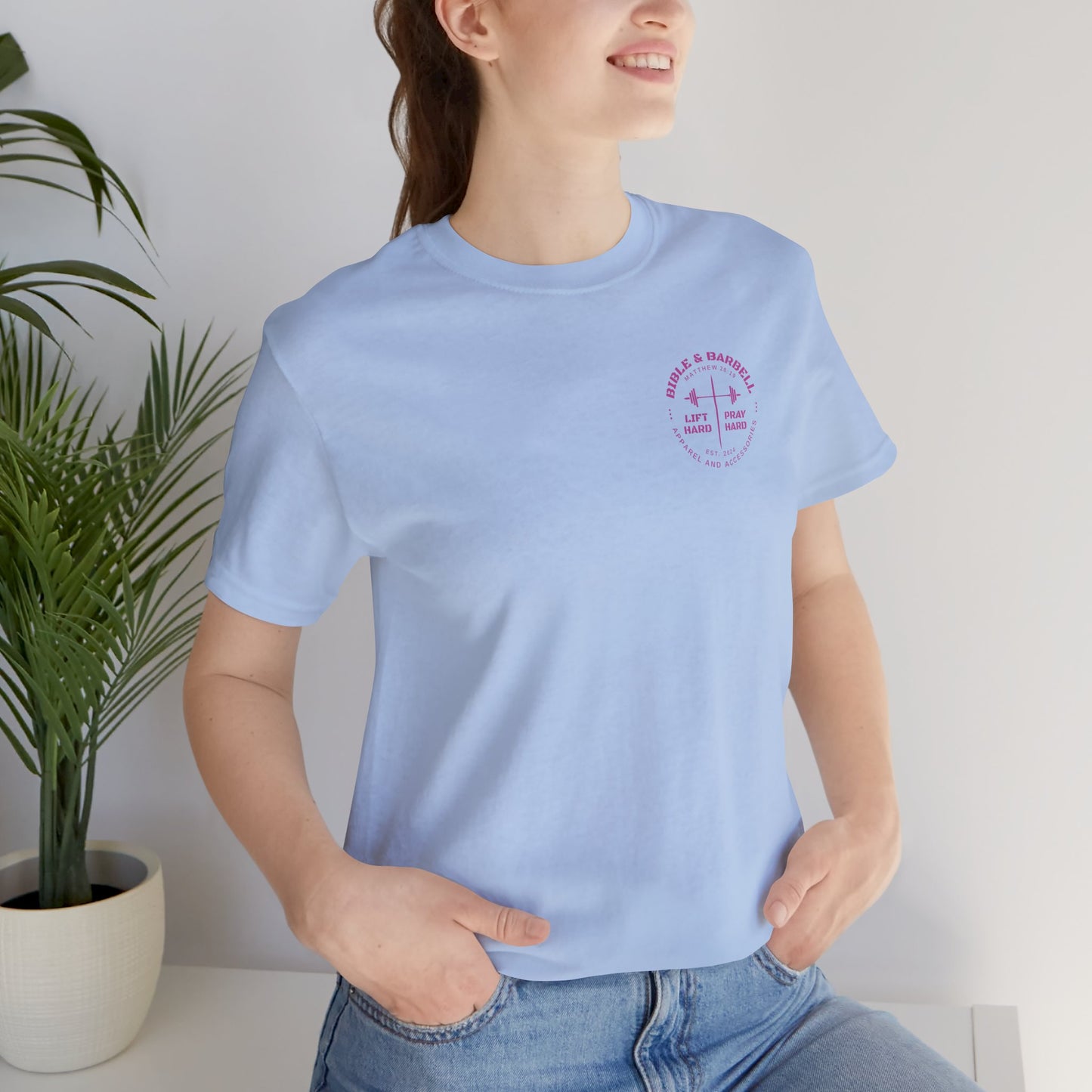 Women's Pink Circle Logo T-Shirt