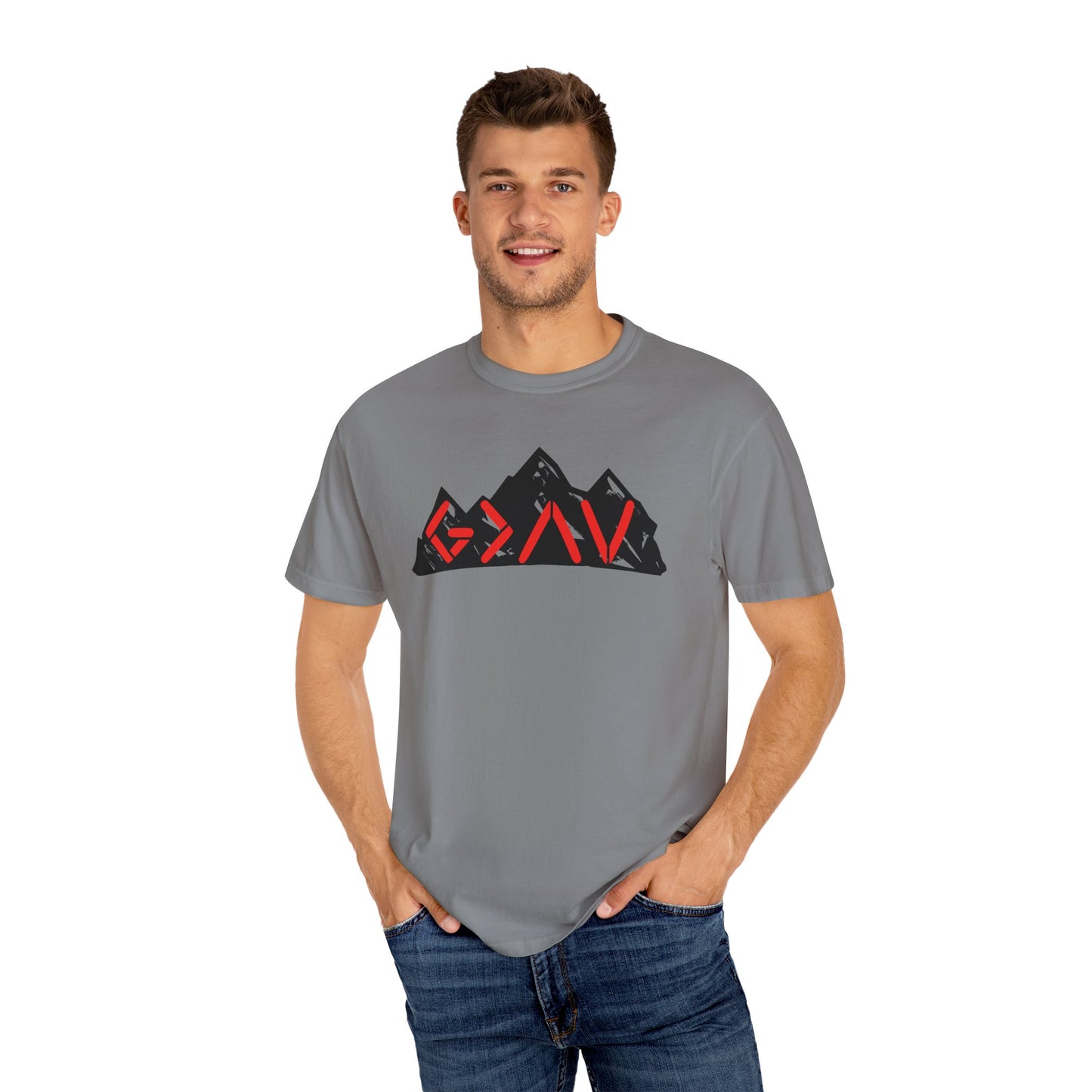 God Is Greater Than The Highs and Lows Mountain Graphic Unisex T-Shirt