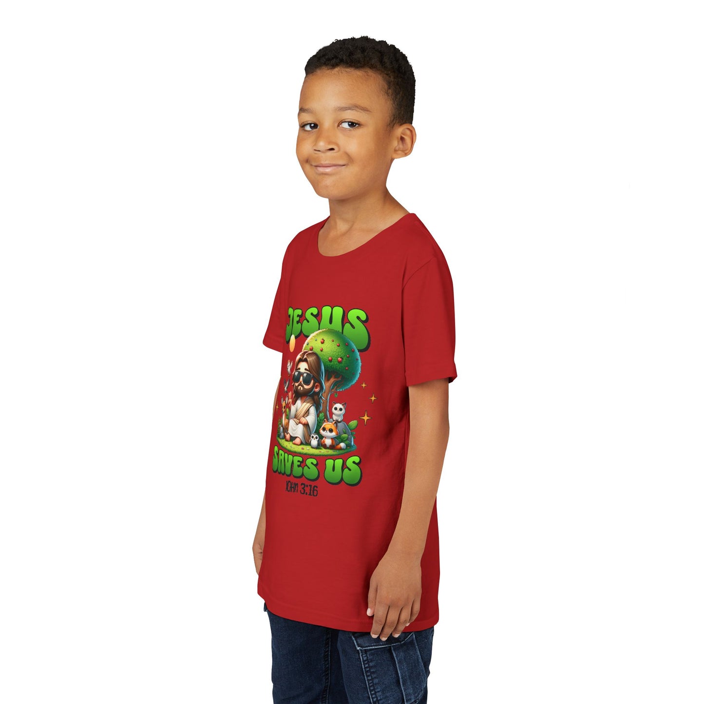 Vintage Jesus Saves Youth Tee