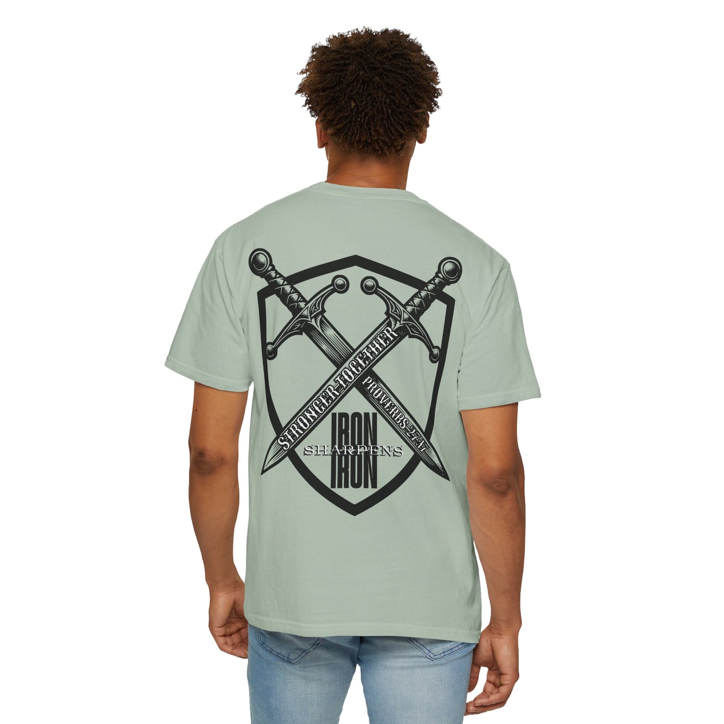 Iron Sharpens Iron Proverbs 27:17 T-Shirt