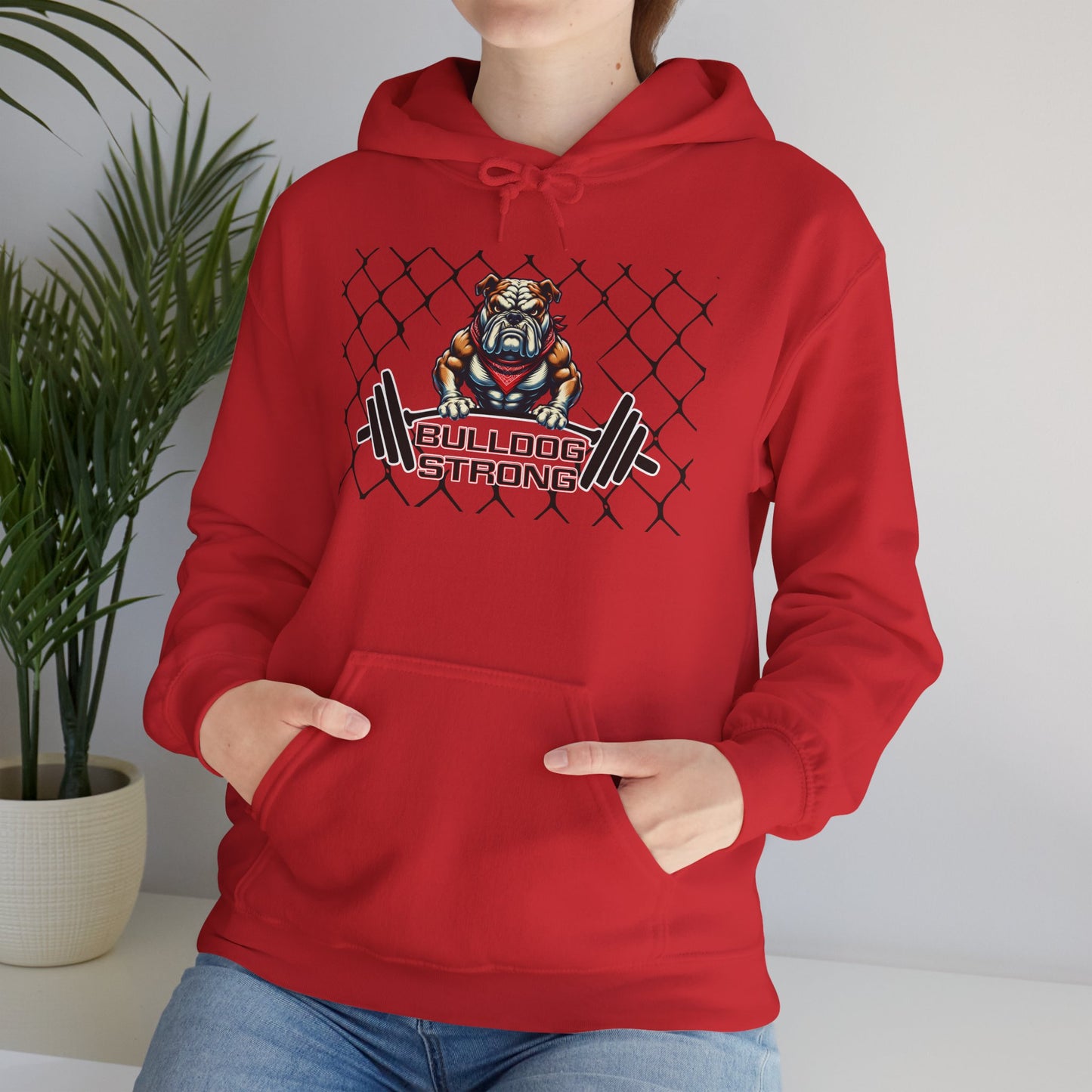 Bulldog Strong Adult Hoodie