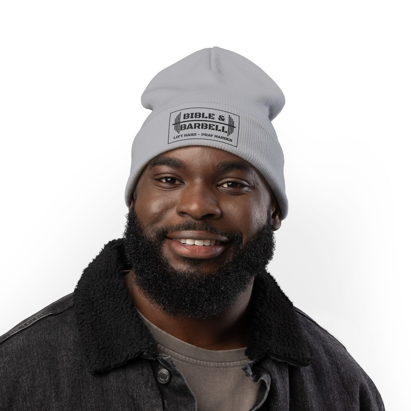 Bible & Barbell Knit Beanie