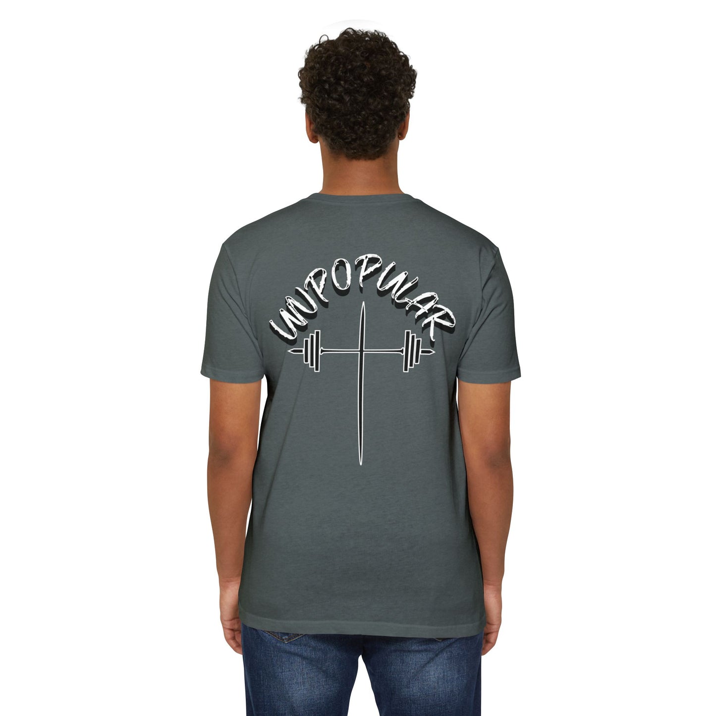 "UNPOPULAR" Unisex Fitness T-Shirt: Empower Your Workout, Gym Apparel, Casual Wear, Training Gear, Gift for Fitness Enthusiasts.