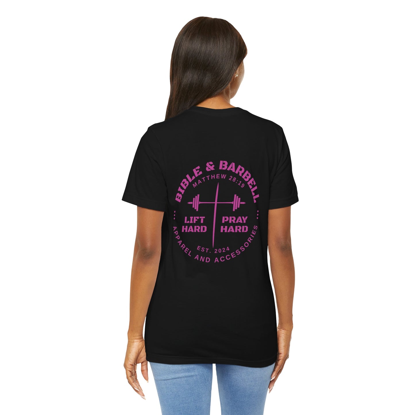 Women's Pink Circle Logo T-Shirt