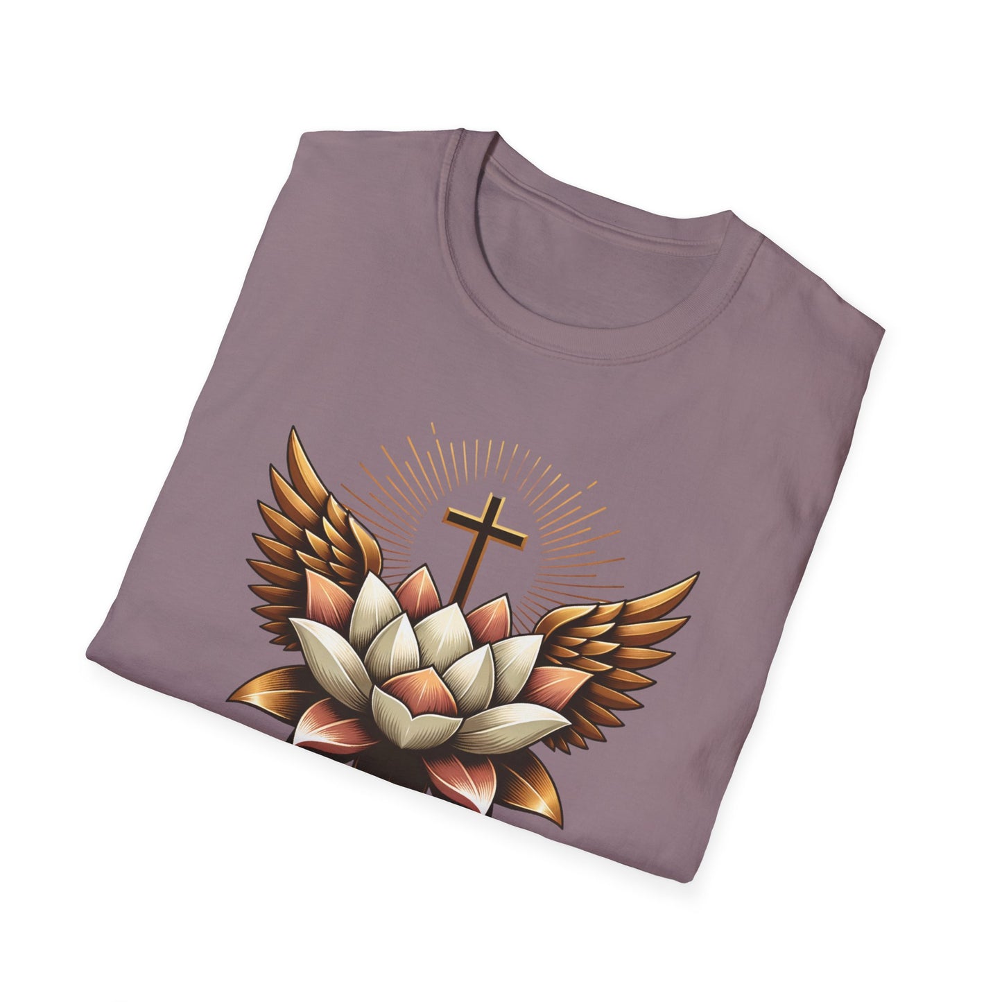 Faith-Inspired Lotus Design Women's T-Shirt