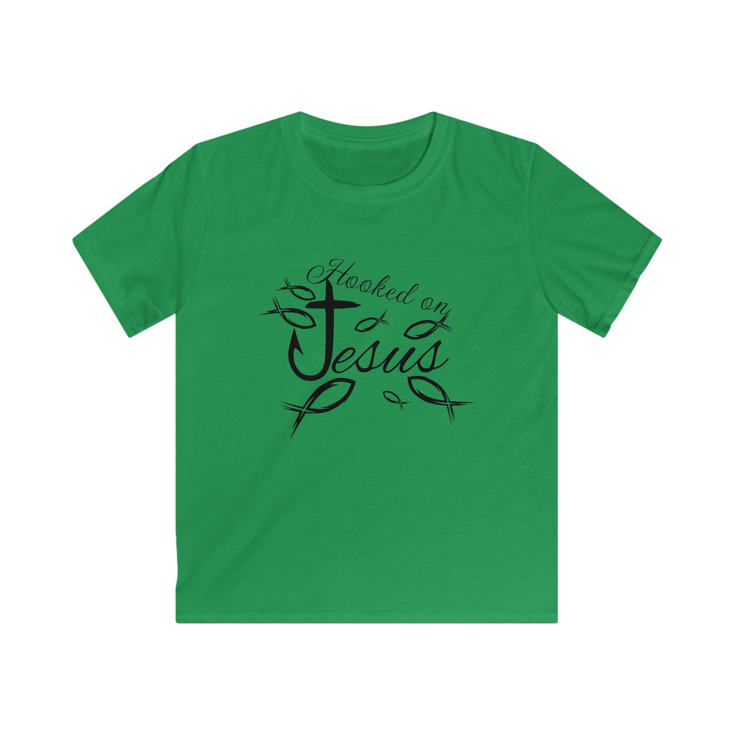 Hooked on Jesus Youth T-Shirt