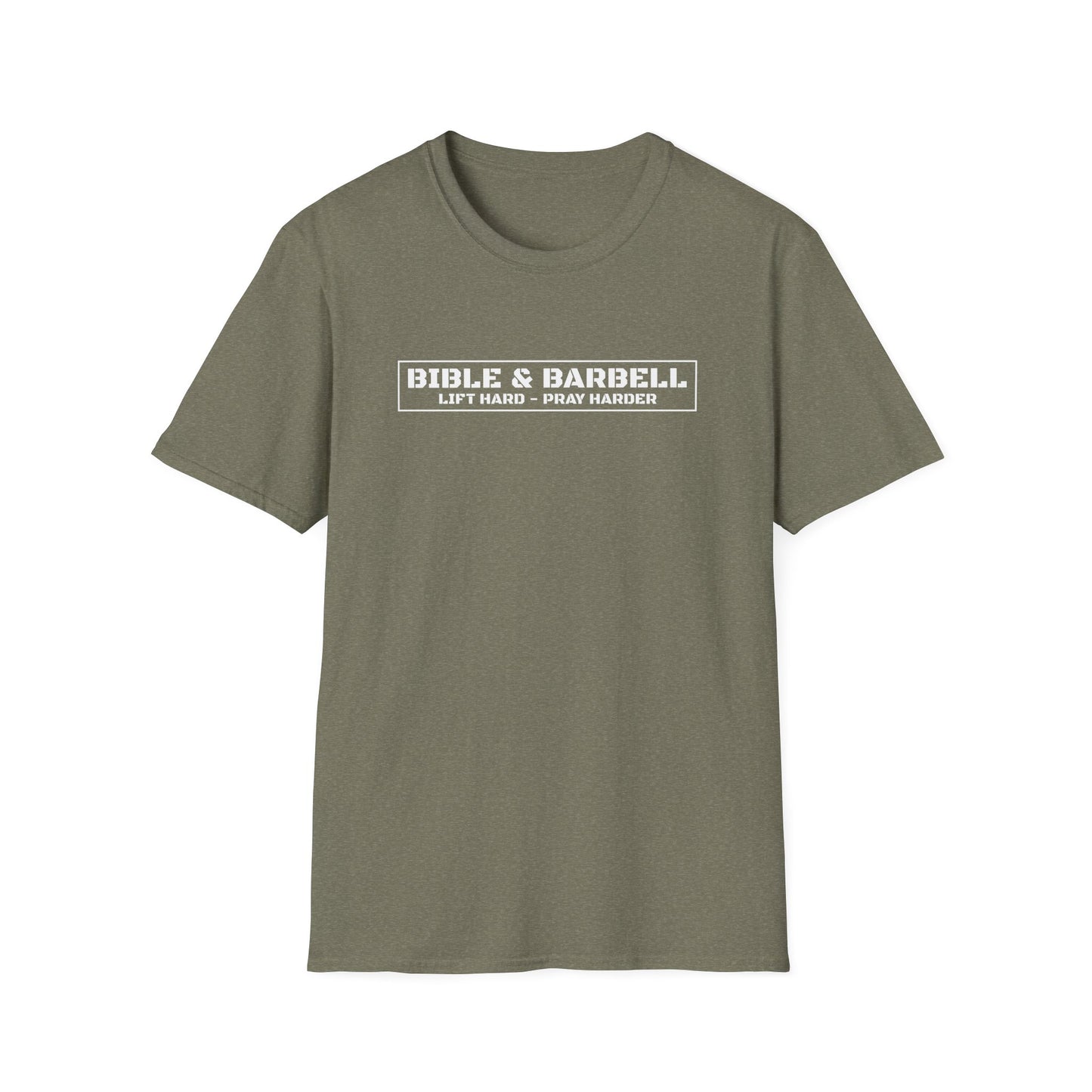 Bible & Barbell Logo Unisex Softstyle T-Shirt