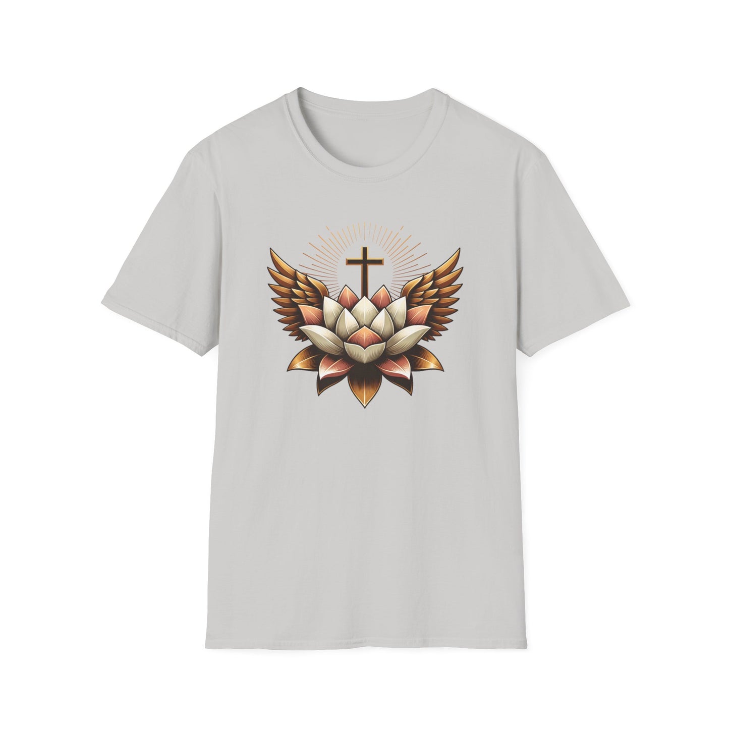 Faith-Inspired Lotus Design Women's T-Shirt