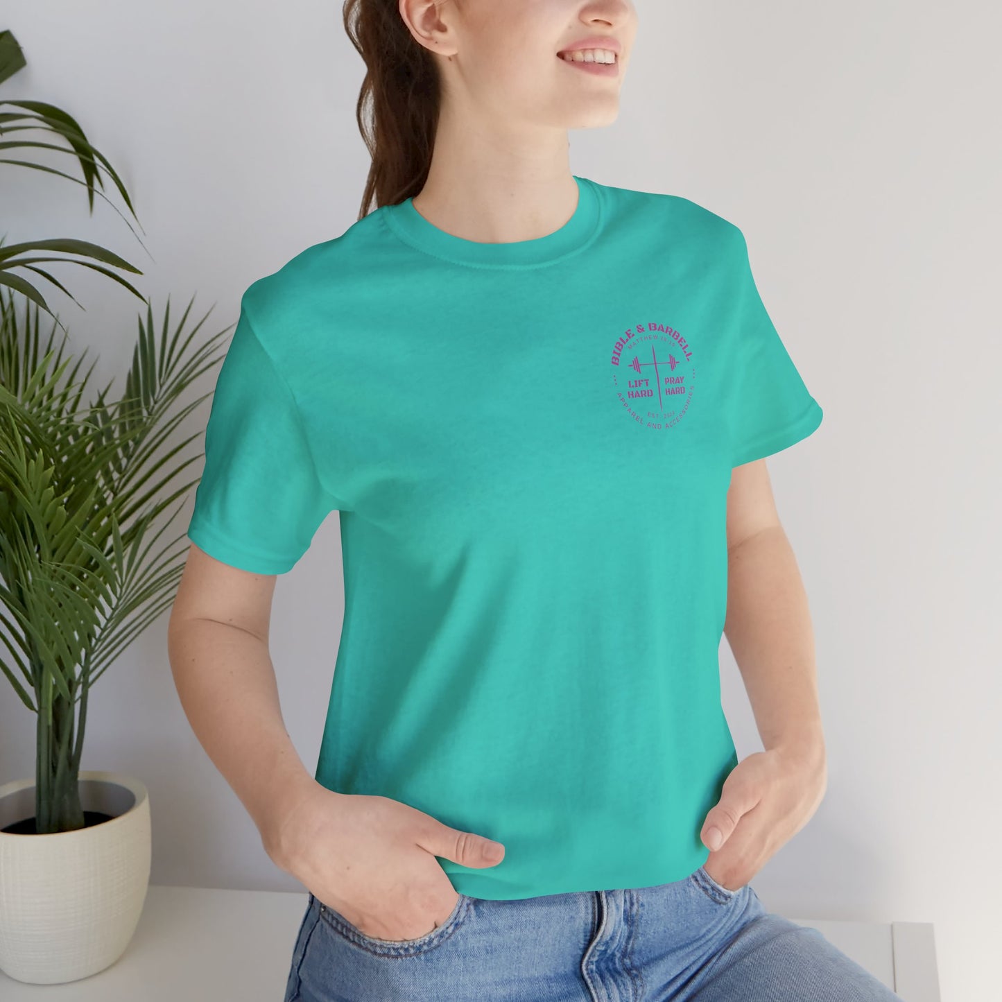 Women's Pink Circle Logo T-Shirt