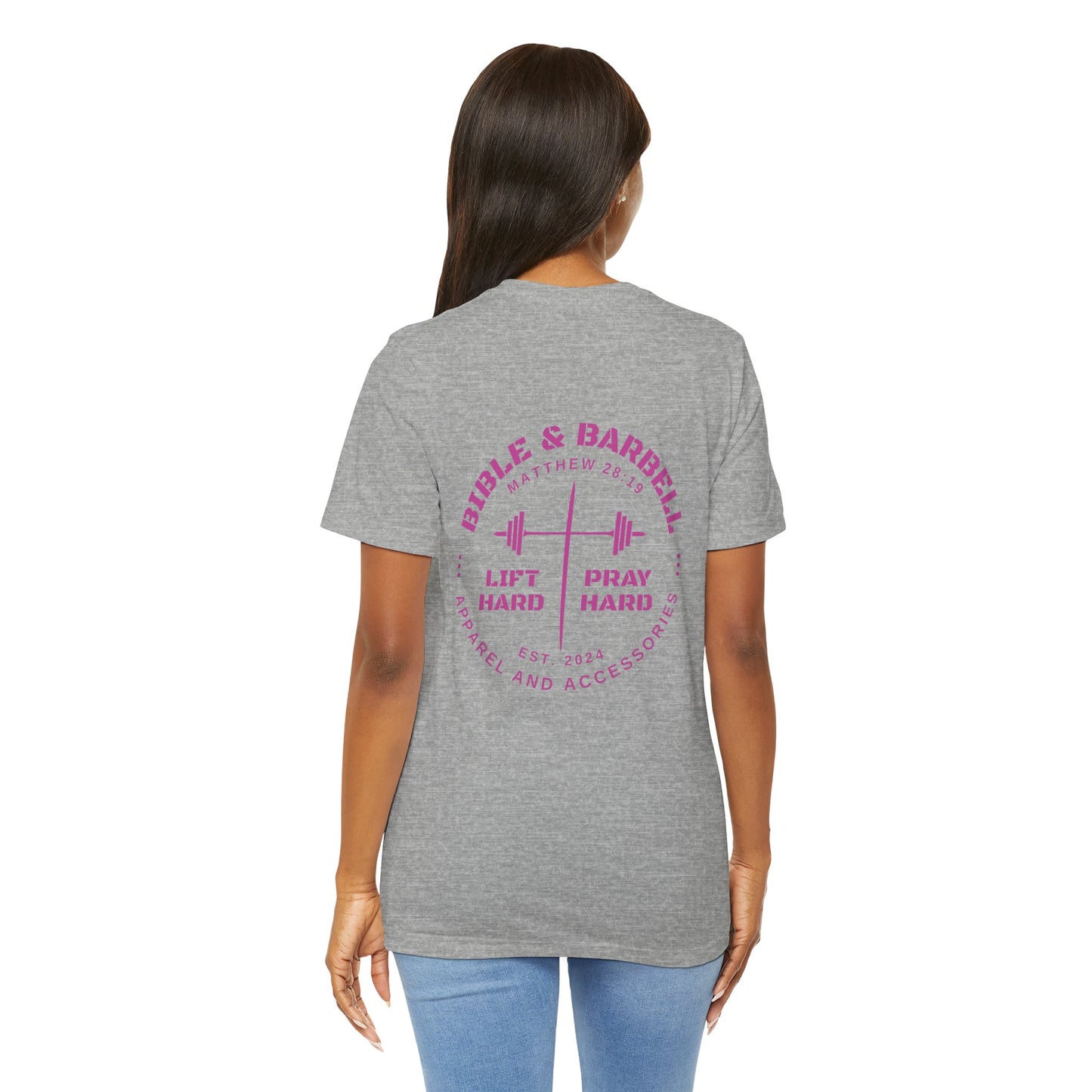 Women's Pink Circle Logo T-Shirt