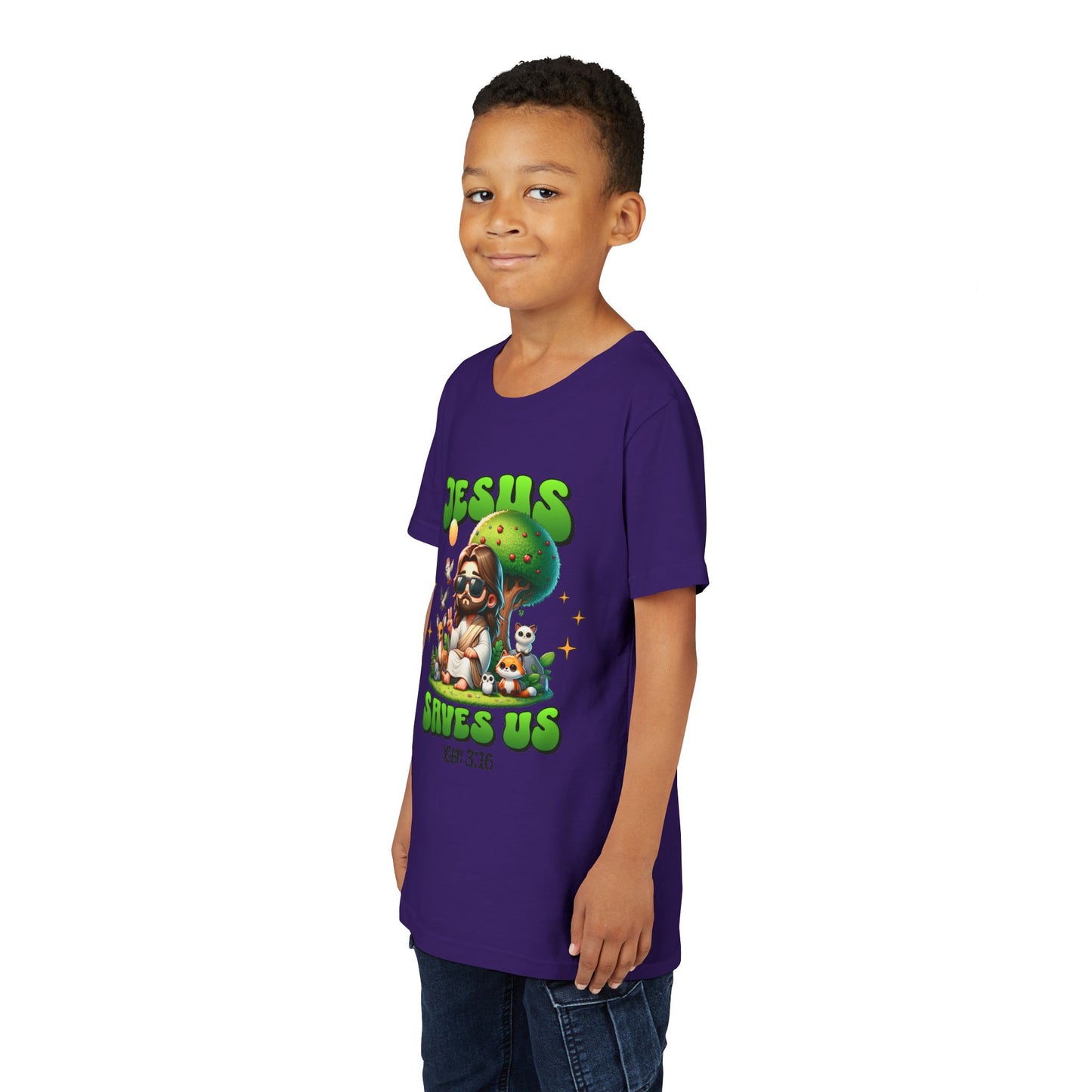 Vintage Jesus Saves Youth Tee