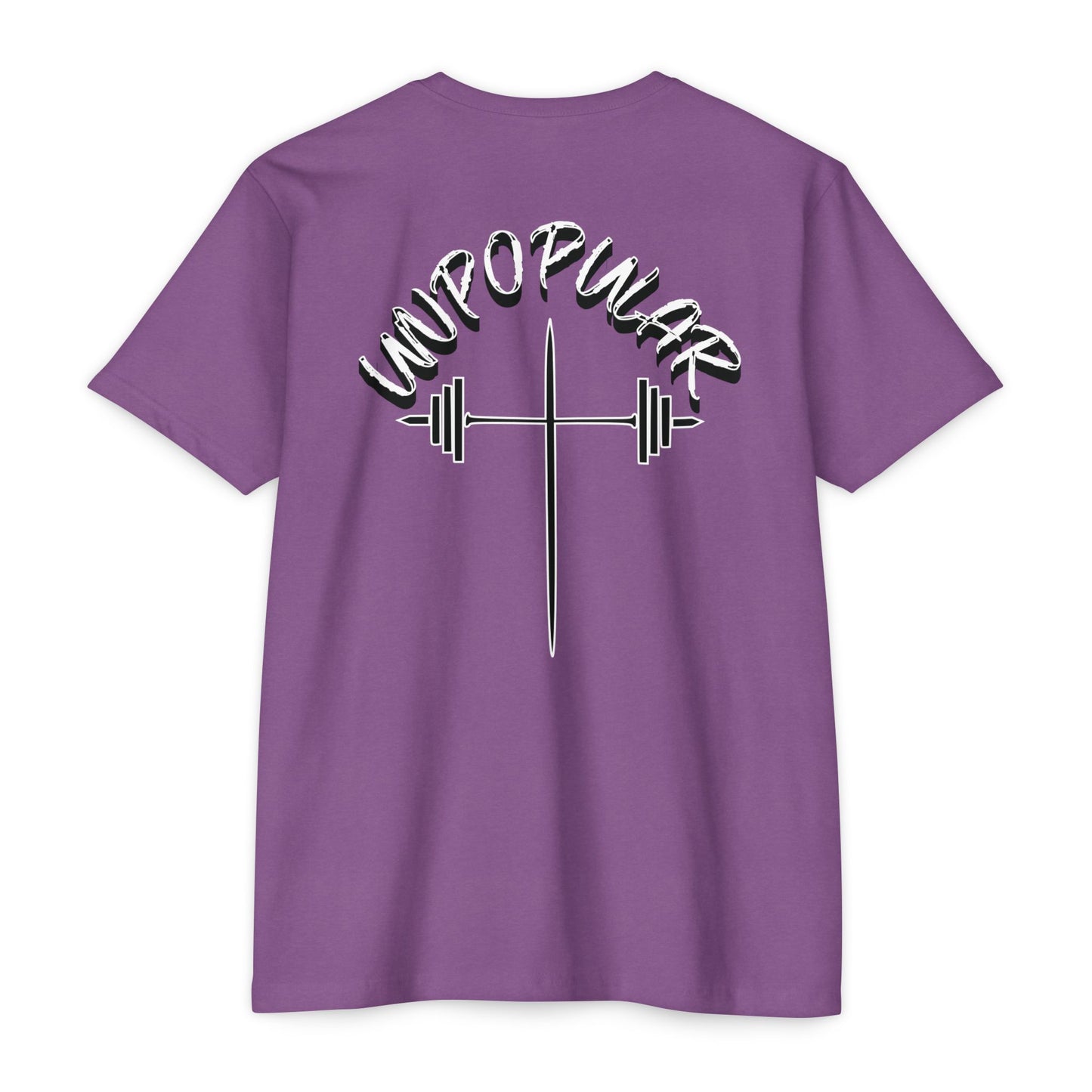 "UNPOPULAR" Unisex Fitness T-Shirt: Empower Your Workout, Gym Apparel, Casual Wear, Training Gear, Gift for Fitness Enthusiasts.