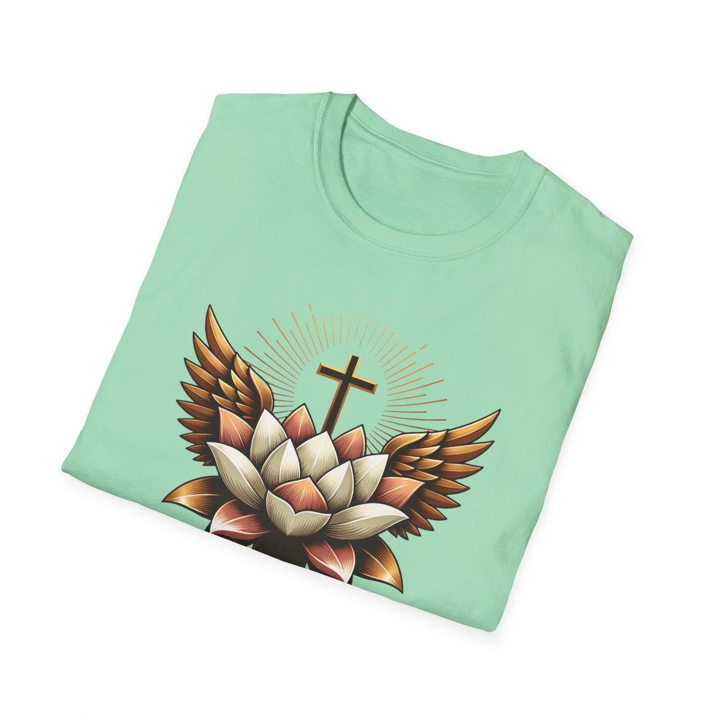 Faith-Inspired Lotus Design Women's T-Shirt