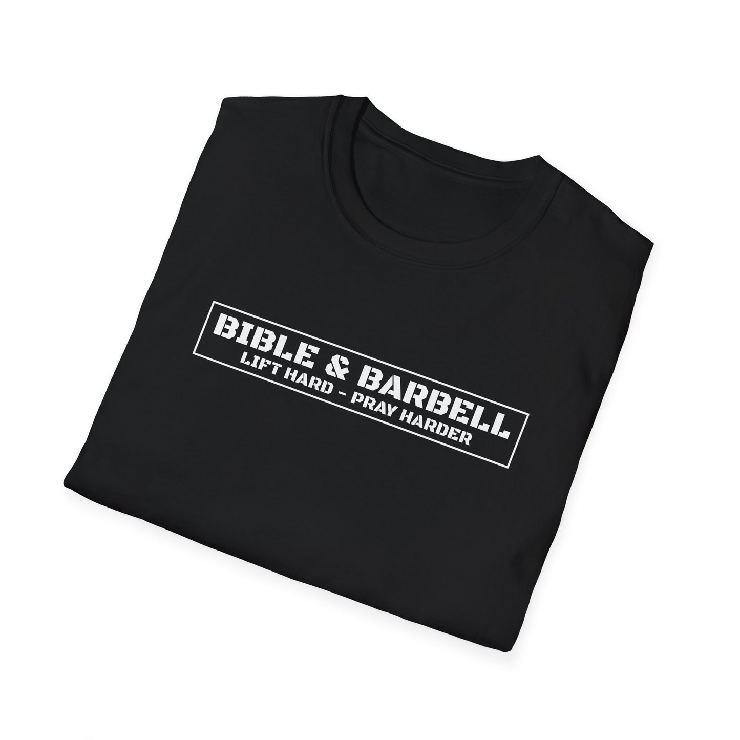 Bible & Barbell Logo Unisex Softstyle T-Shirt