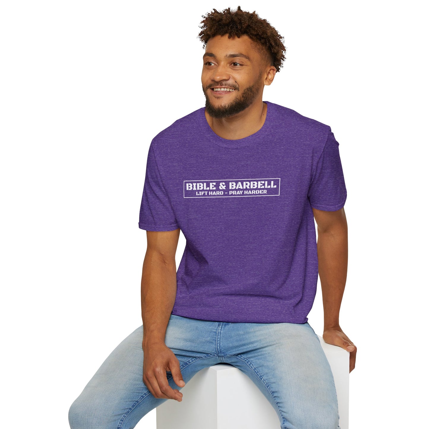 Bible & Barbell Logo Unisex Softstyle T-Shirt