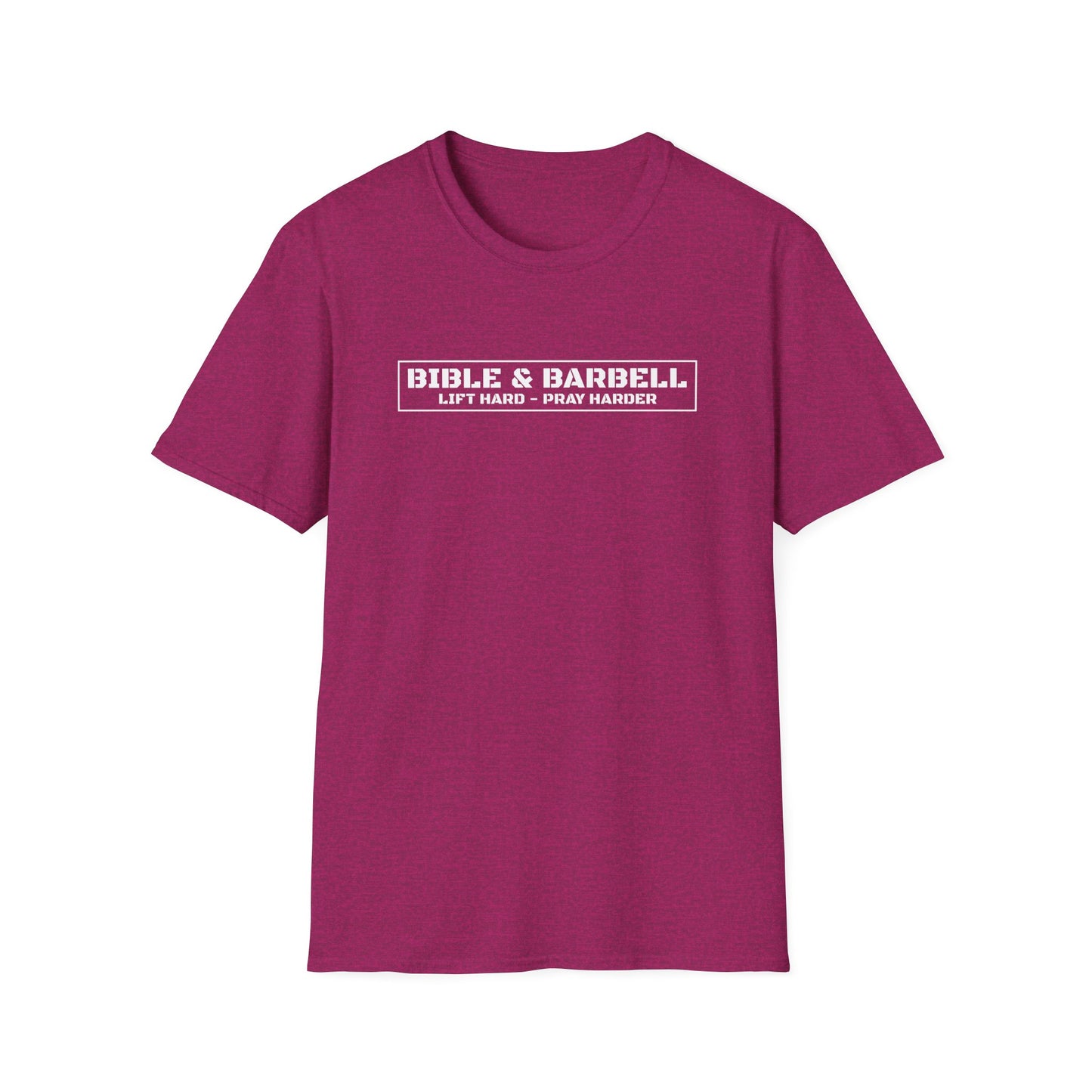 Bible & Barbell Logo Unisex Softstyle T-Shirt