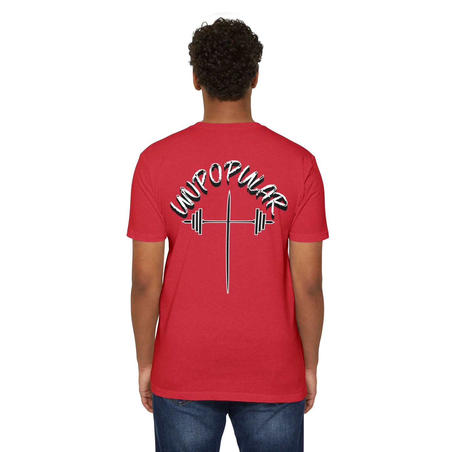"UNPOPULAR" Unisex Fitness T-Shirt: Empower Your Workout, Gym Apparel, Casual Wear, Training Gear, Gift for Fitness Enthusiasts.