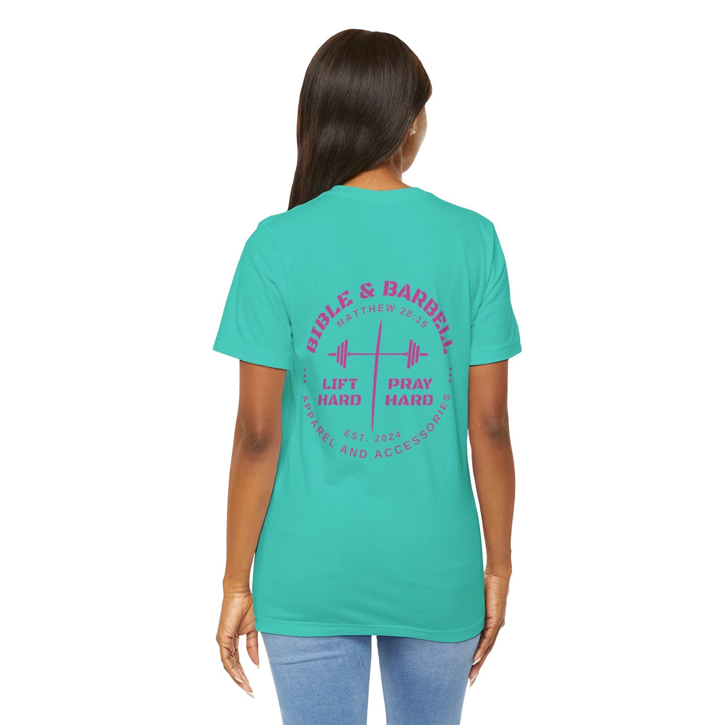 Women's Pink Circle Logo T-Shirt