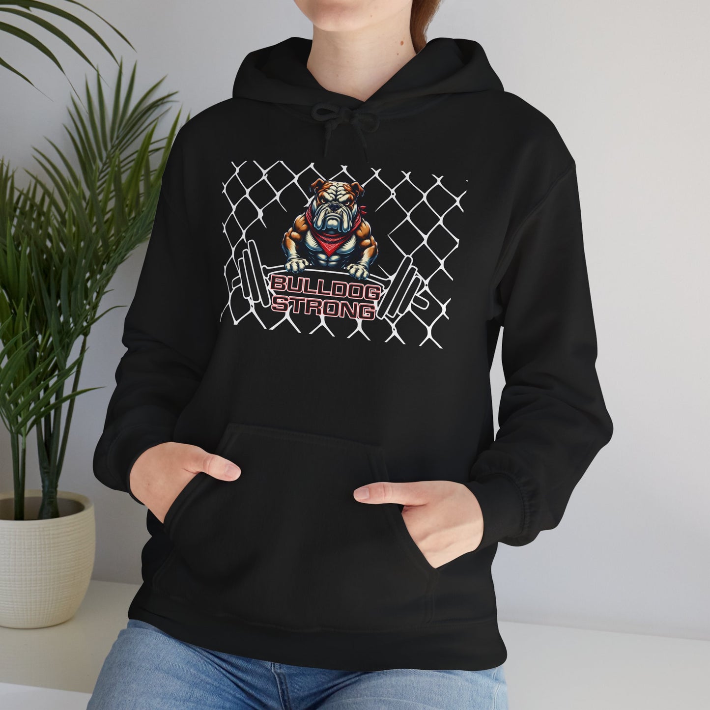 Bulldog Strong Adult Hoodie