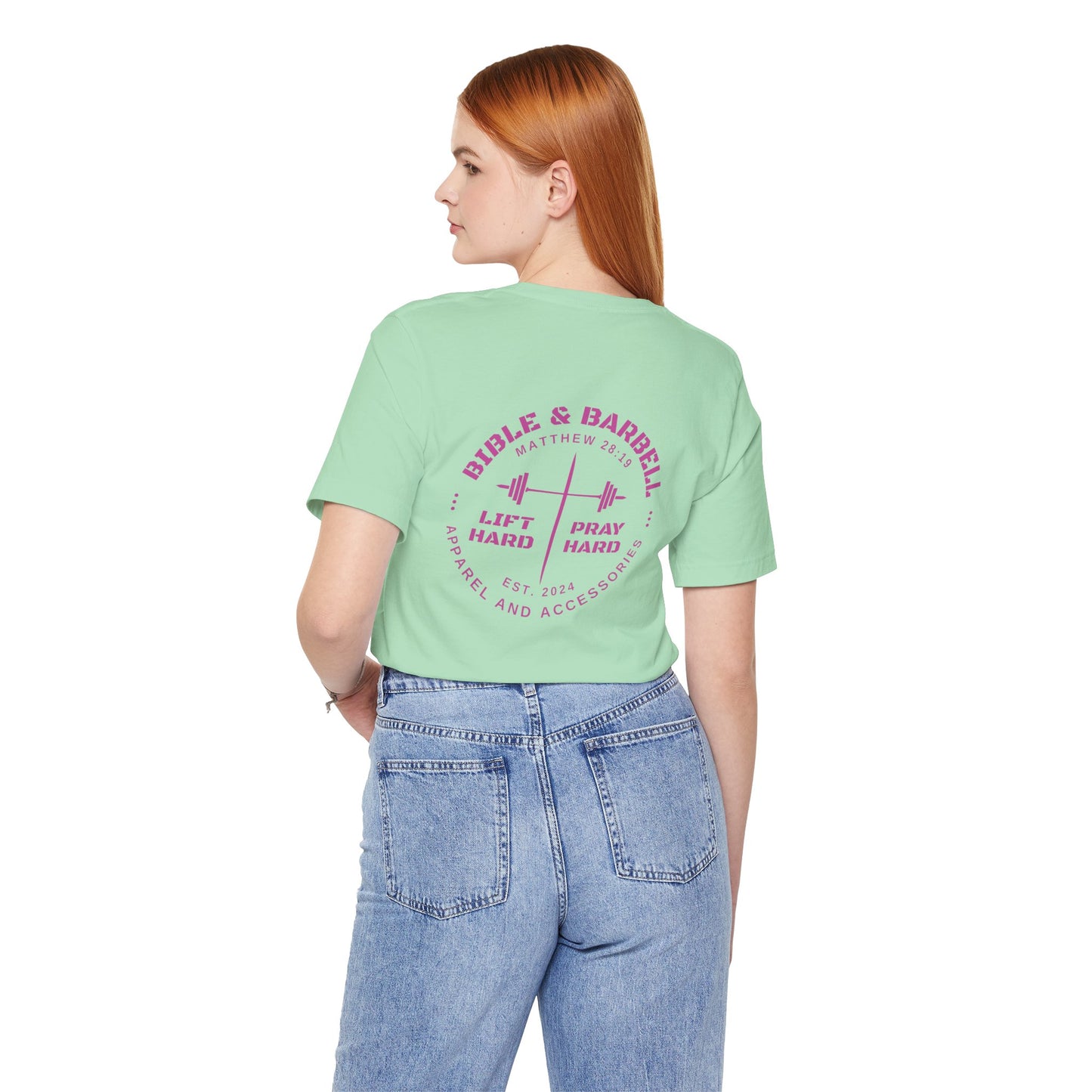 Women's Pink Circle Logo T-Shirt