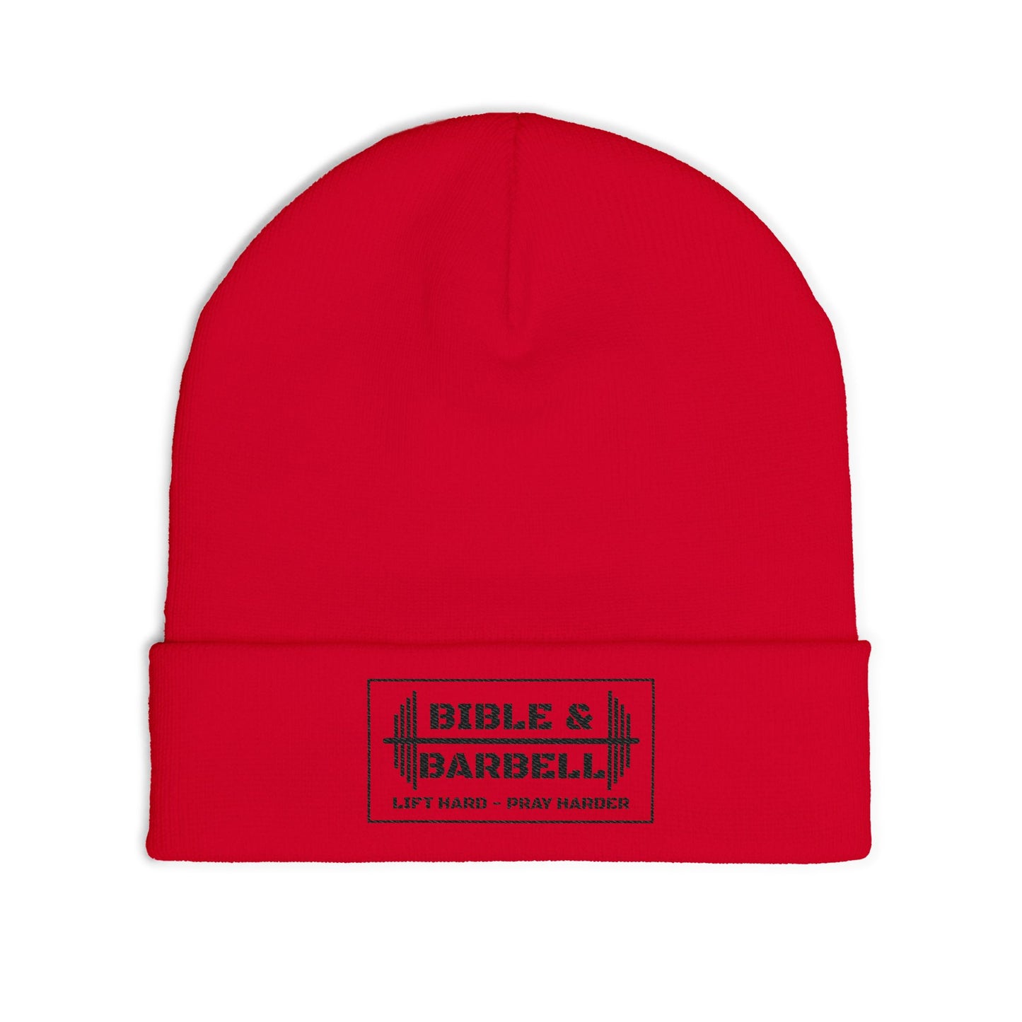 Bible & Barbell Knit Beanie