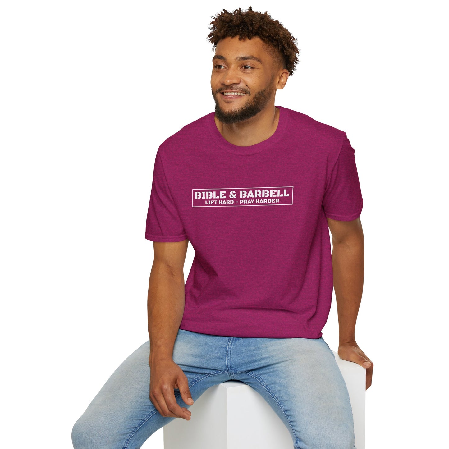Bible & Barbell Logo Unisex Softstyle T-Shirt
