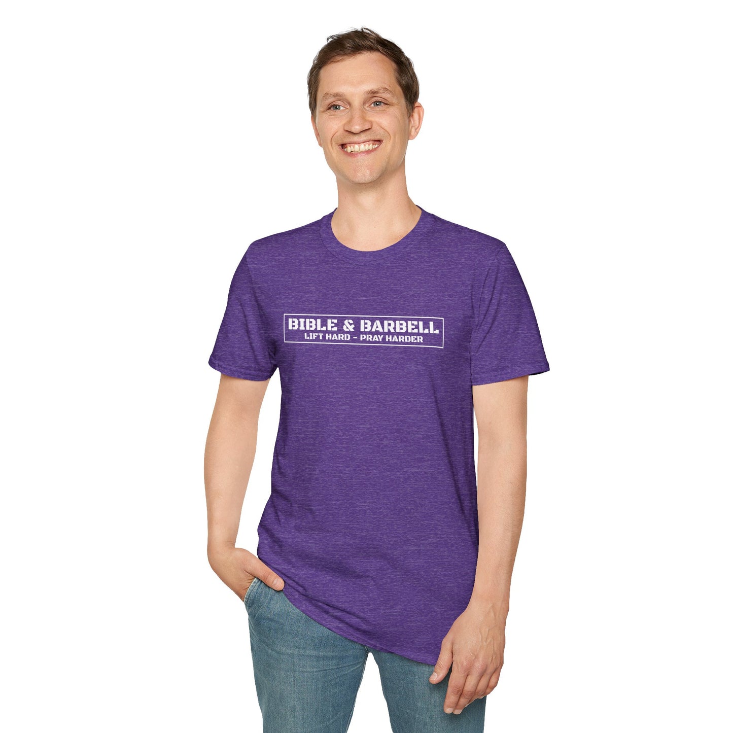 Bible & Barbell Logo Unisex Softstyle T-Shirt