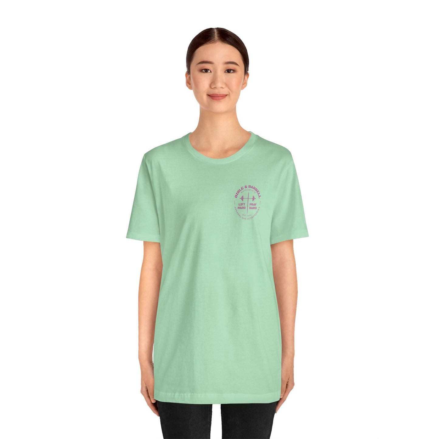 Women's Pink Circle Logo T-Shirt