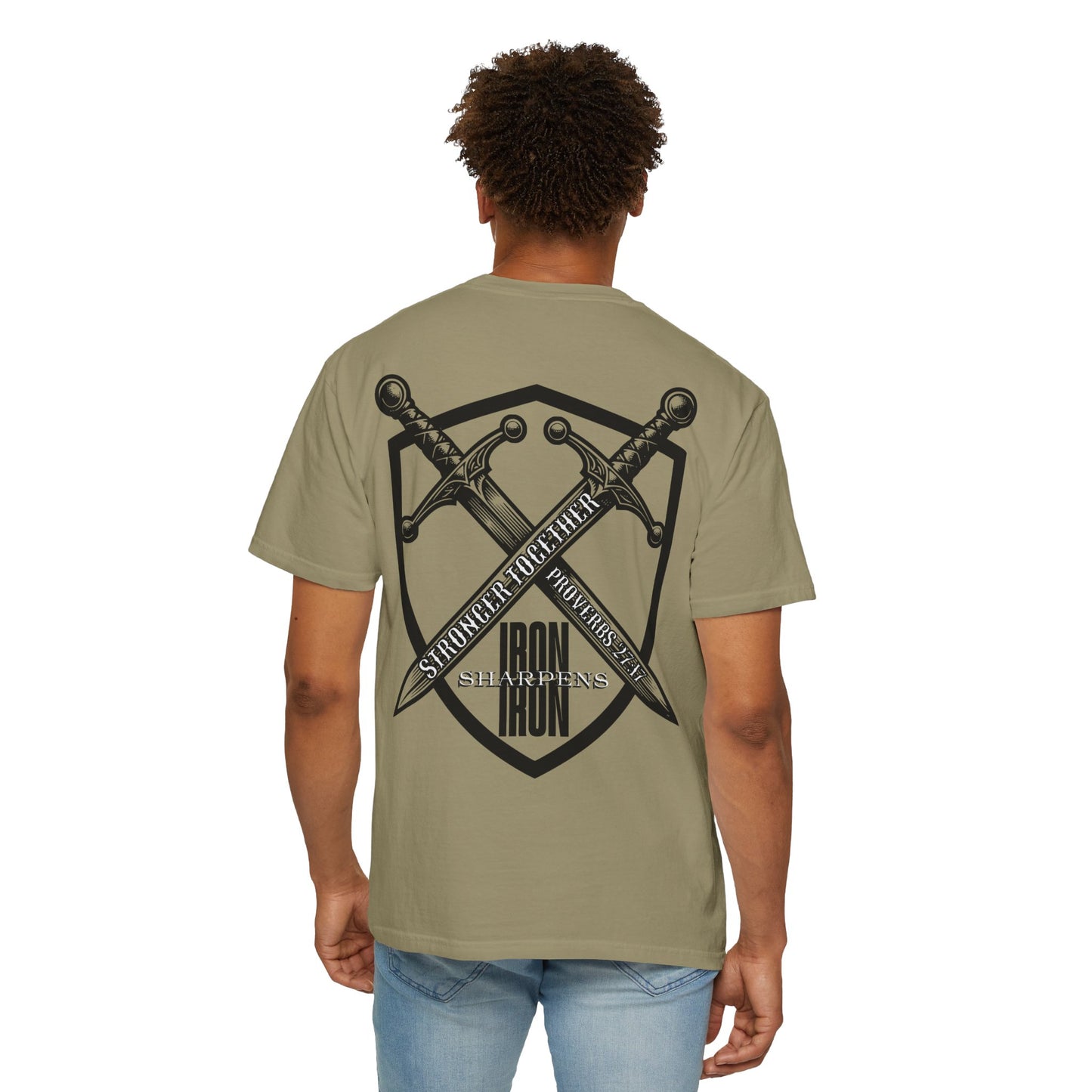 Iron Sharpens Iron Proverbs 27:17 T-Shirt