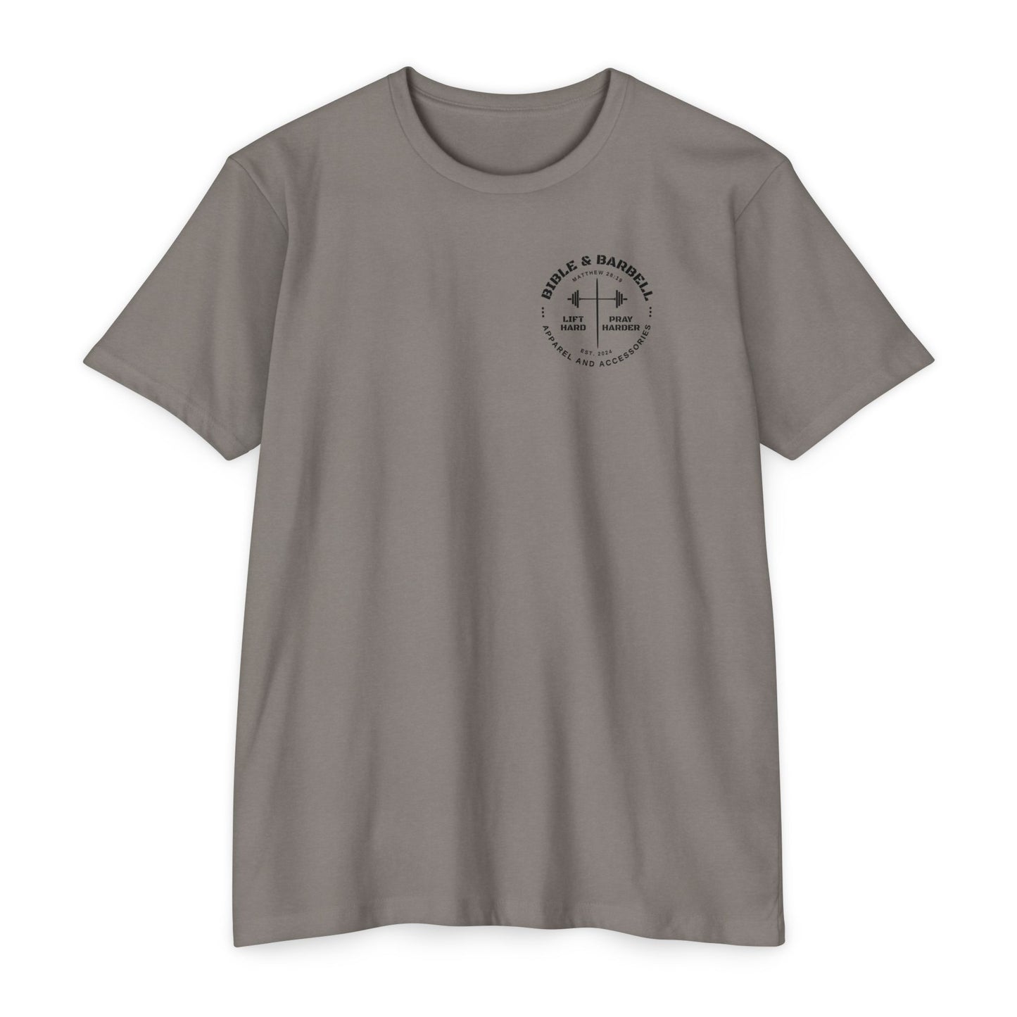 Strong & Courageous Lion Graphic T-Shirt, Joshua 1:9 Motivational Tee, Unisex Shirt, Strength Apparel, Gift for Him, Faith-Based Clothing
