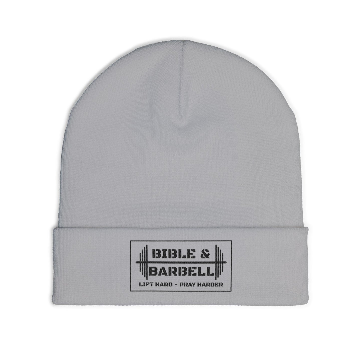 Bible & Barbell Knit Beanie