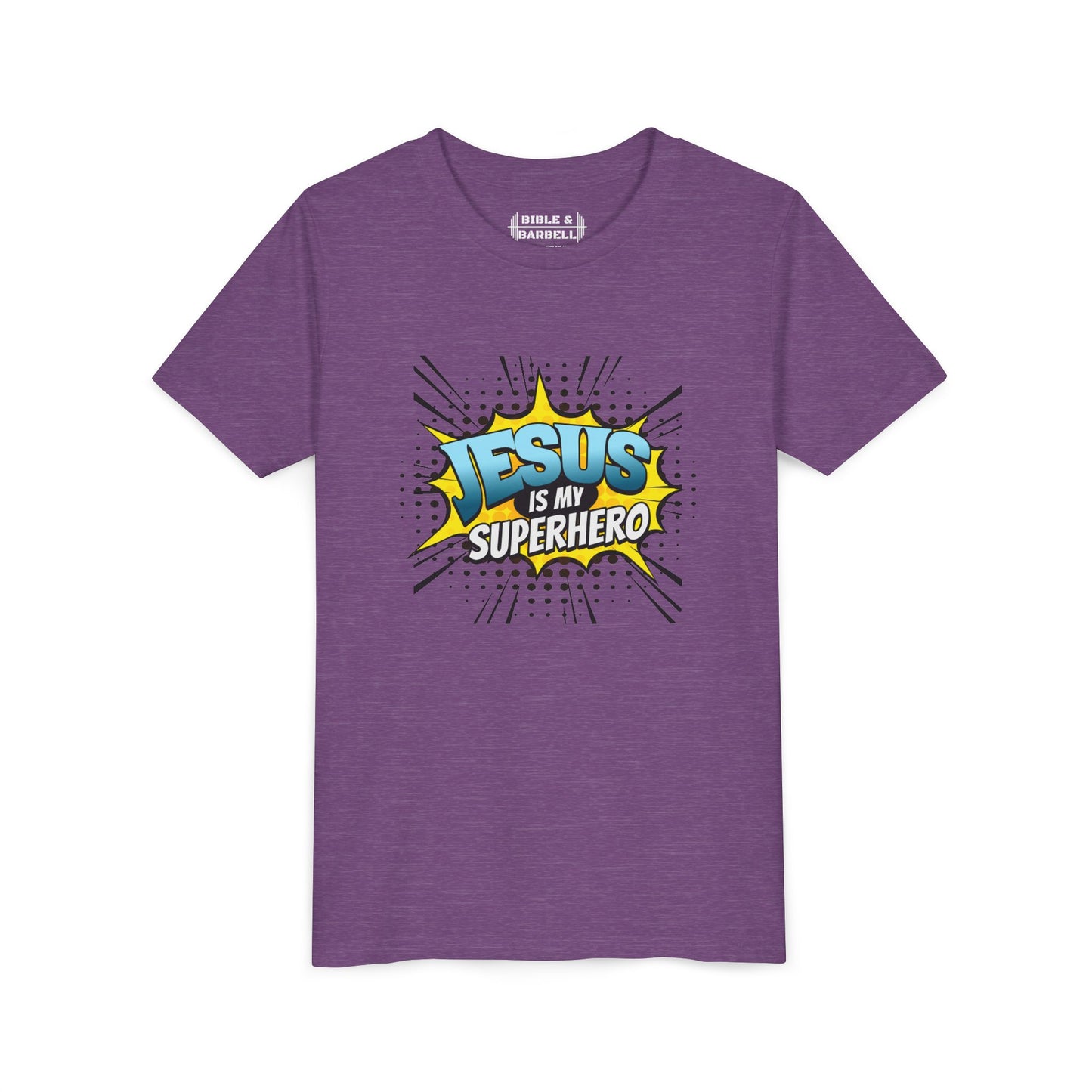 Jesus Is My Superhero Youth Tee