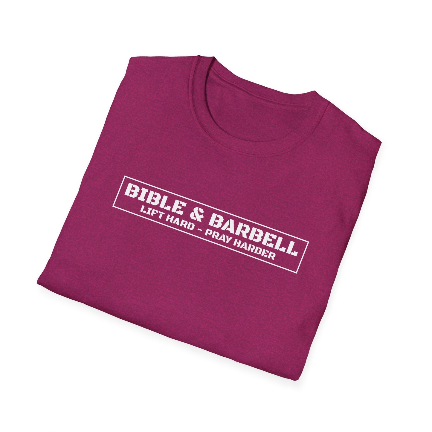 Bible & Barbell Logo Unisex Softstyle T-Shirt