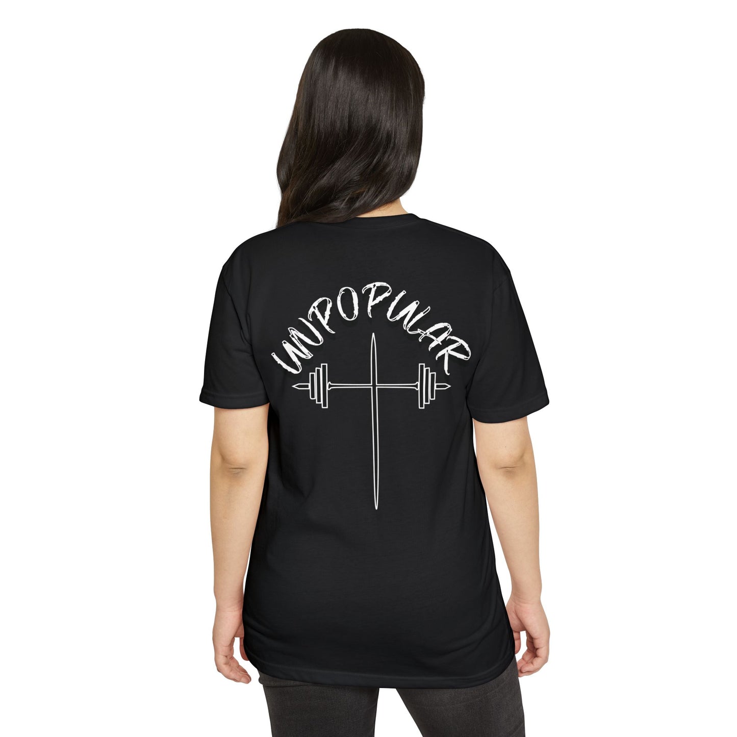 "UNPOPULAR" Unisex Fitness T-Shirt: Empower Your Workout, Gym Apparel, Casual Wear, Training Gear, Gift for Fitness Enthusiasts.