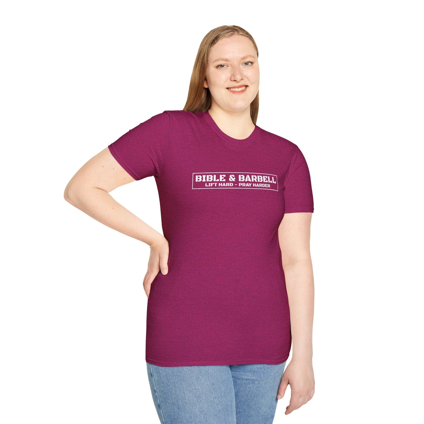 Bible & Barbell Logo Unisex Softstyle T-Shirt