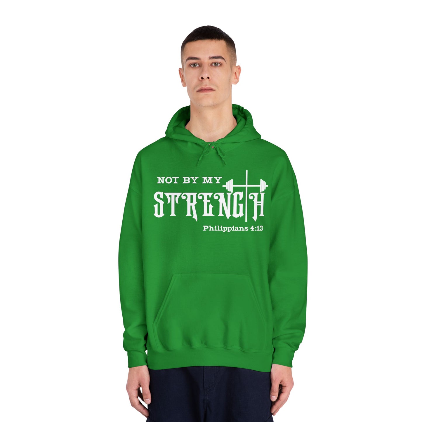 Not By My Strength - Philippians 4:13 Hoodie