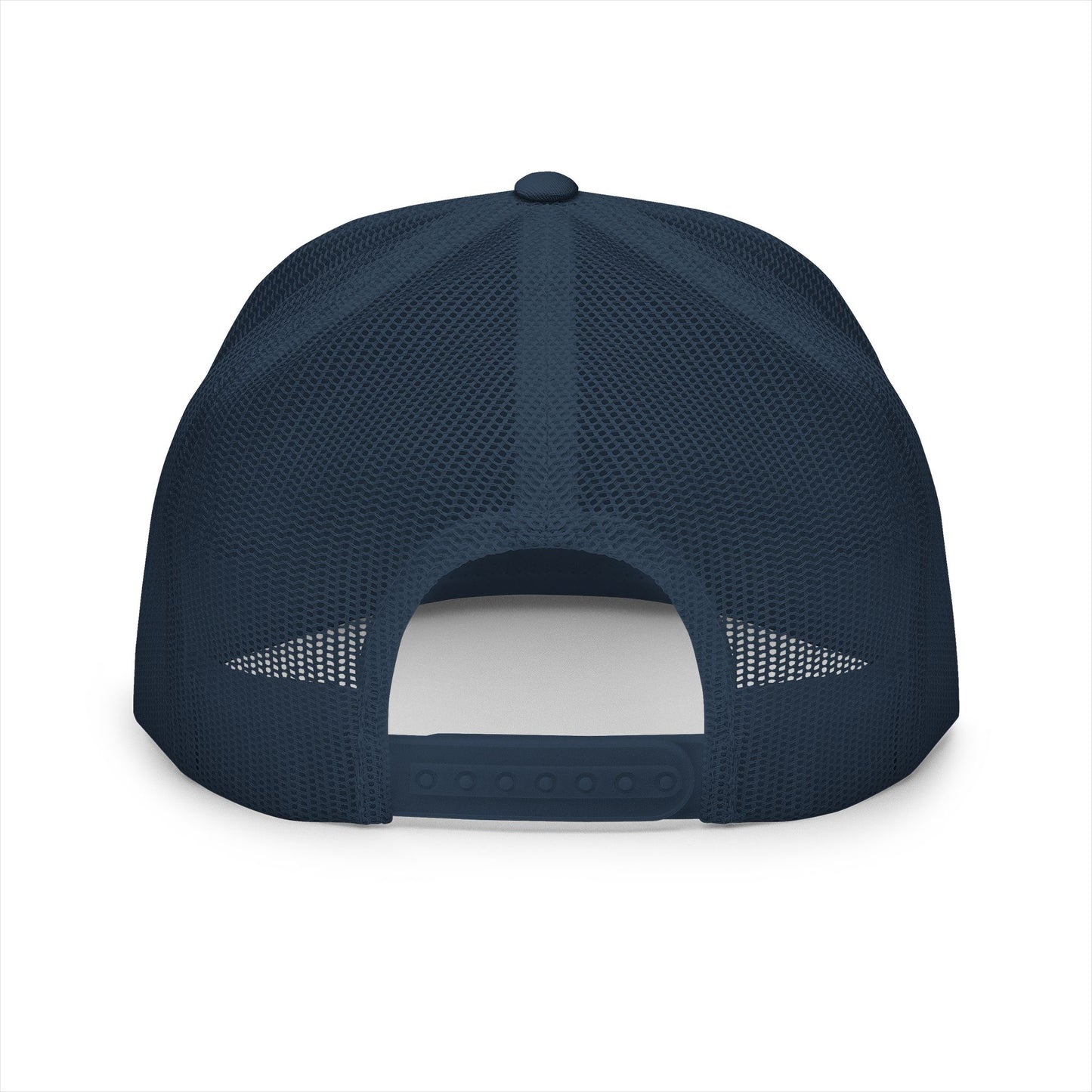 Bible & Barbell White Boxed Logo 5 Panel Trucker Cap