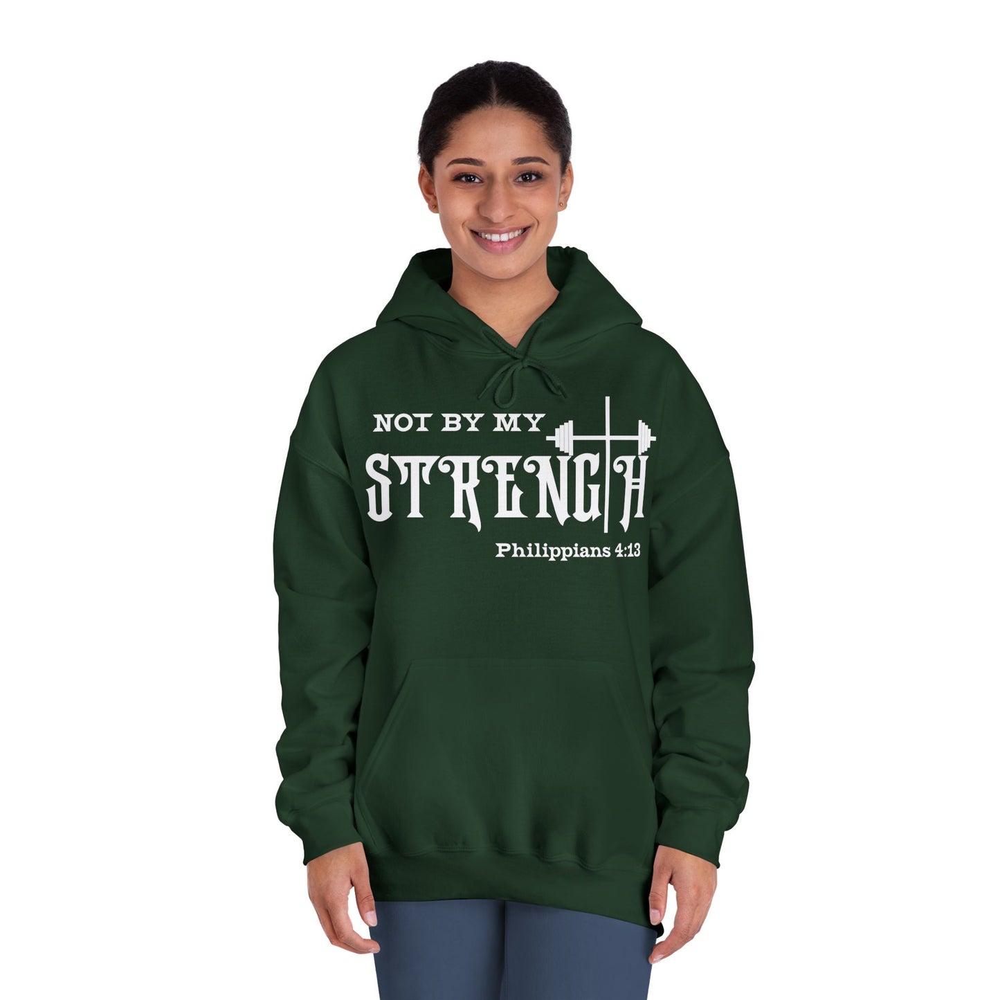 Not By My Strength - Philippians 4:13 Hoodie