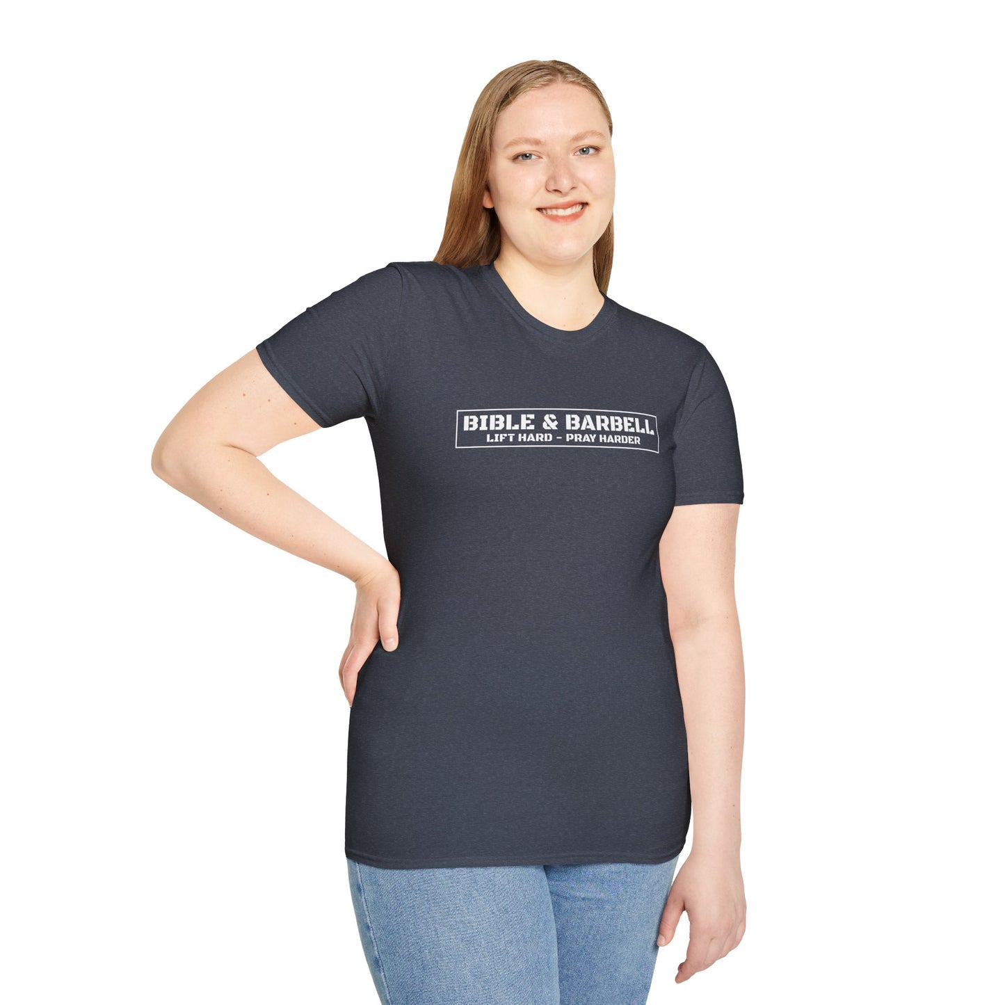 Bible & Barbell Logo Unisex Softstyle T-Shirt